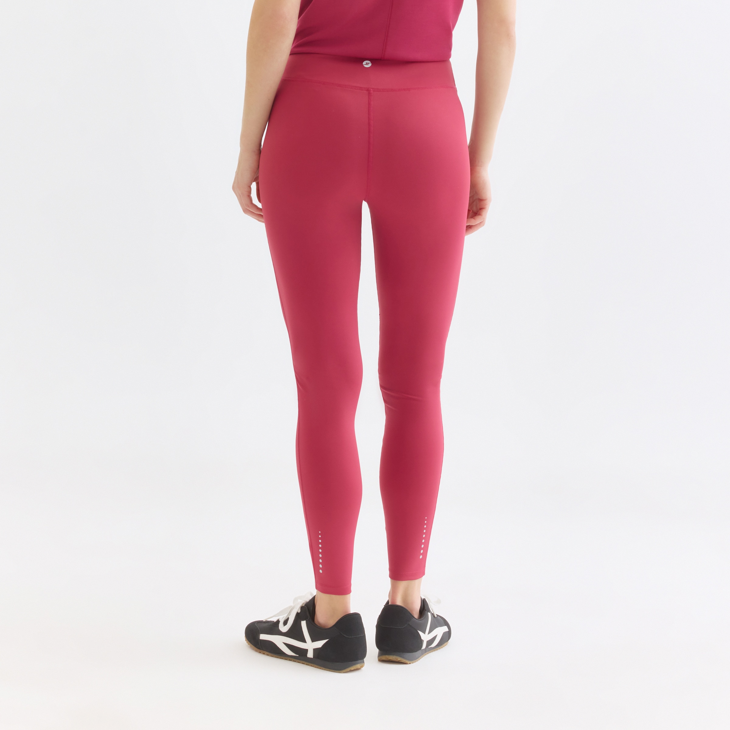 Malla Larga Running Mujer Rosa oscuro-3