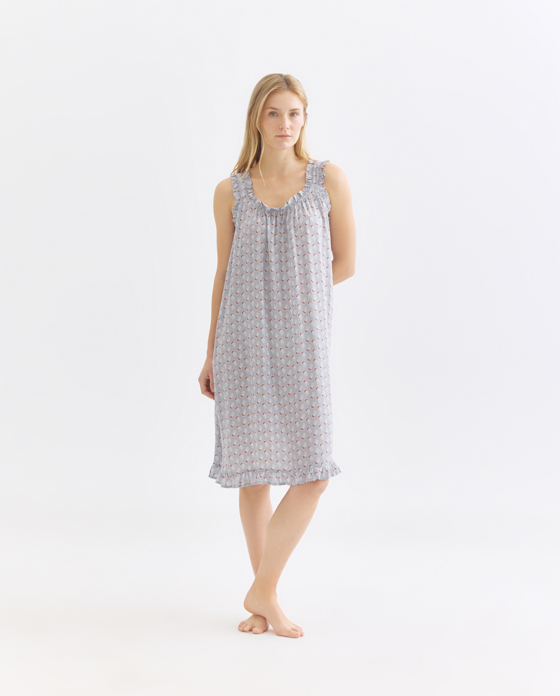 Imagen 0 de Camisón mujer tirante minivolante