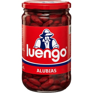 alubia roja cocida frasco 400 g neto escurrido - Luengo