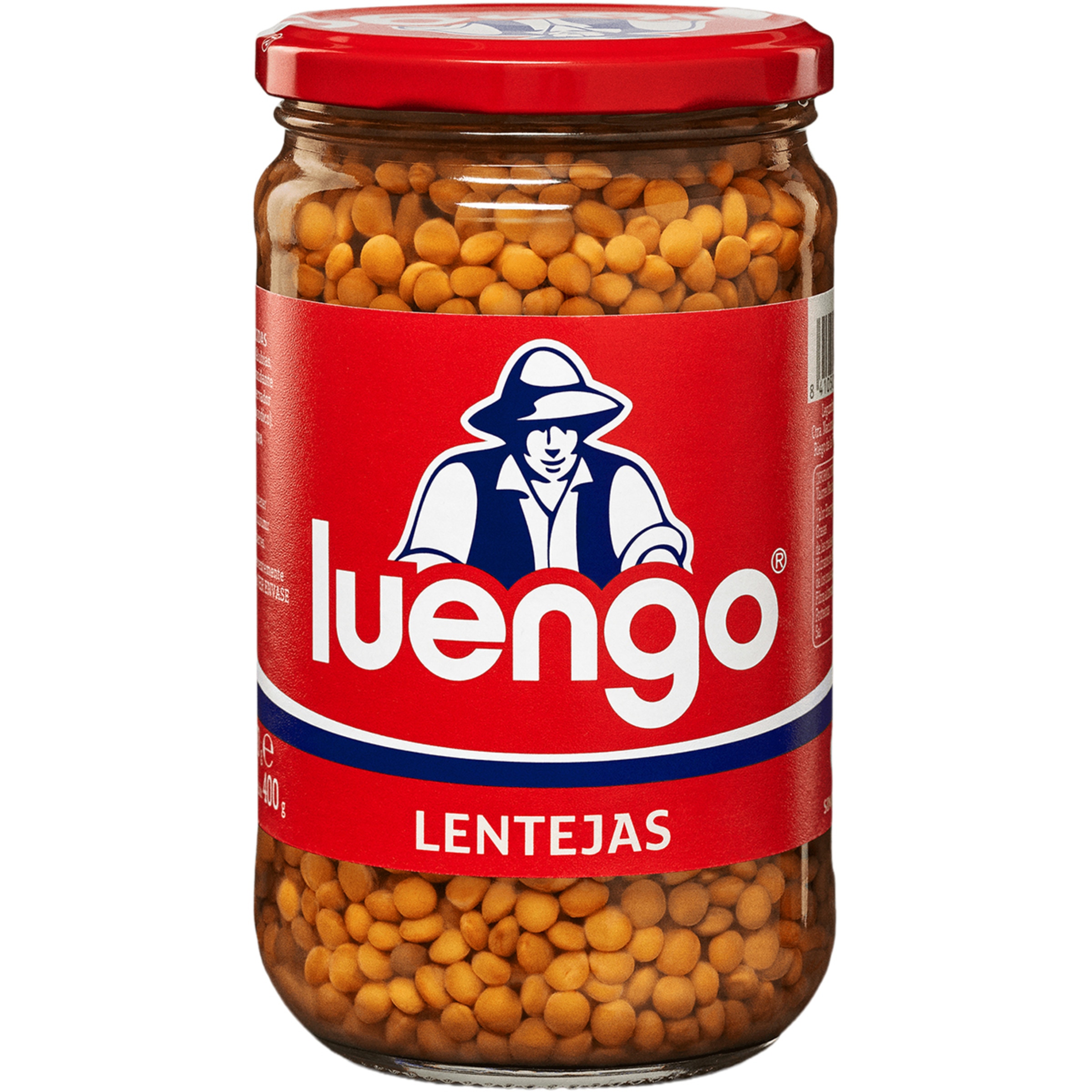 lentejas cocidas frasco 400 g neto escurrido