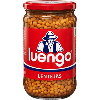 lentejas cocidas frasco 400 g neto escurrido - Luengo