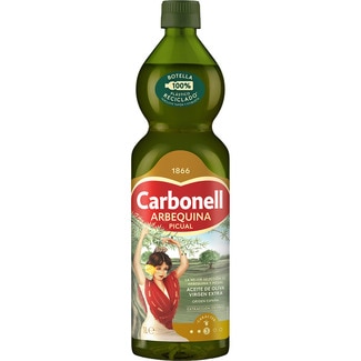 aceite de oliva virgen extra Arbequina Picual botella 1 l - Carbonell