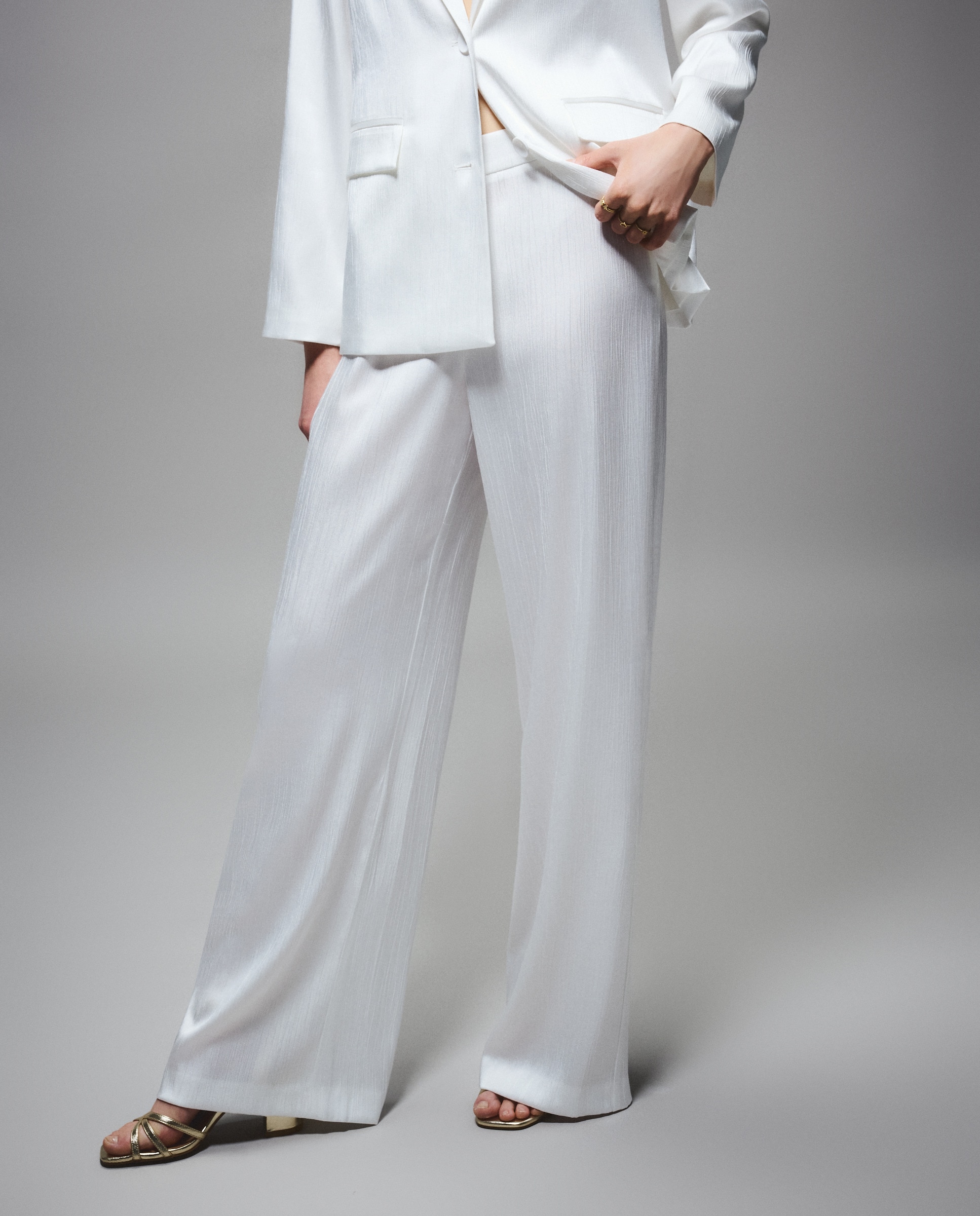 Calças largas Branco-marfim-2