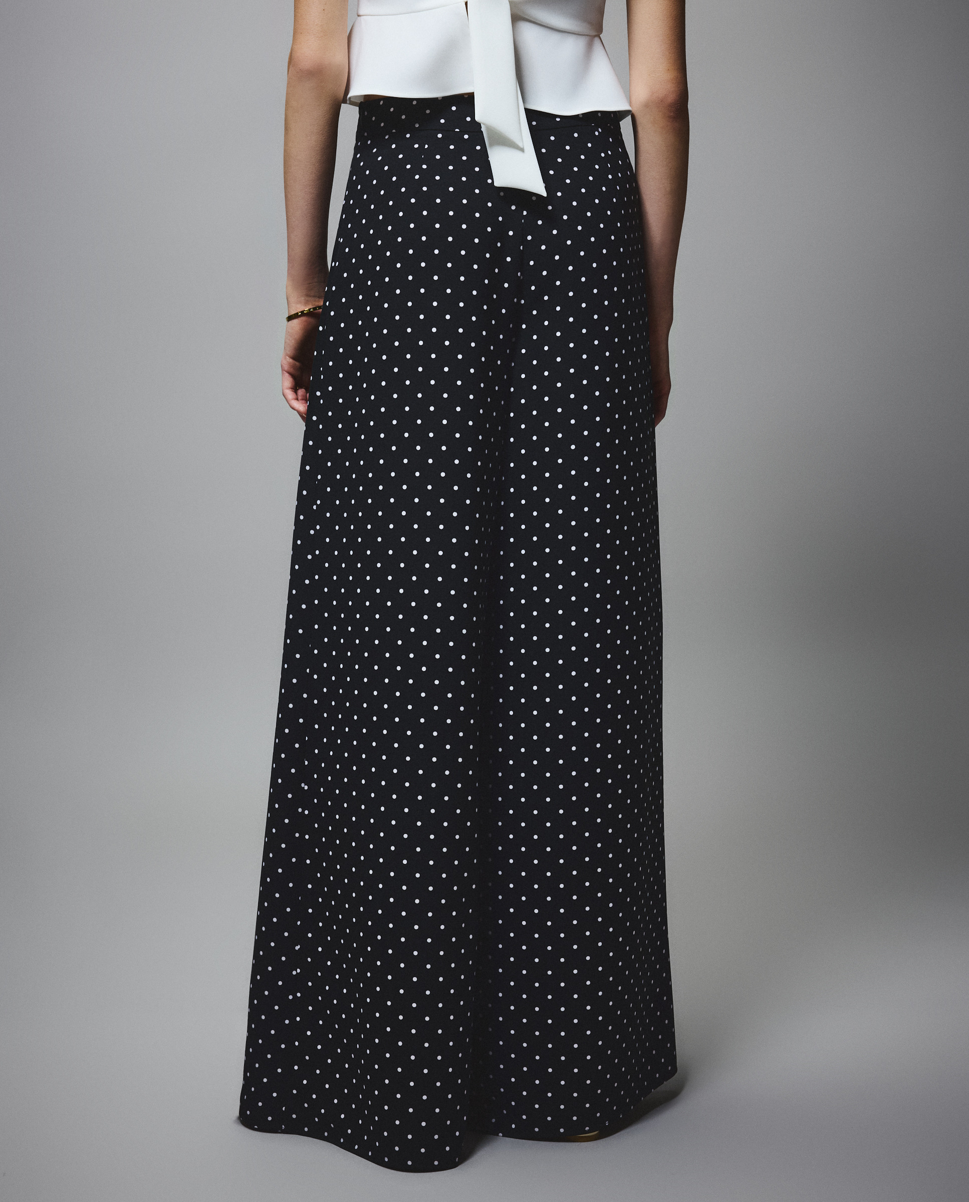 Calças largas Preto-3