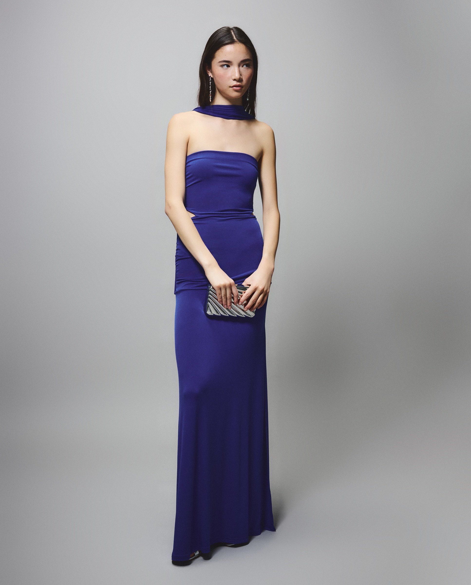 Imagem 0 de Vestido de Malha com Decote Caicai