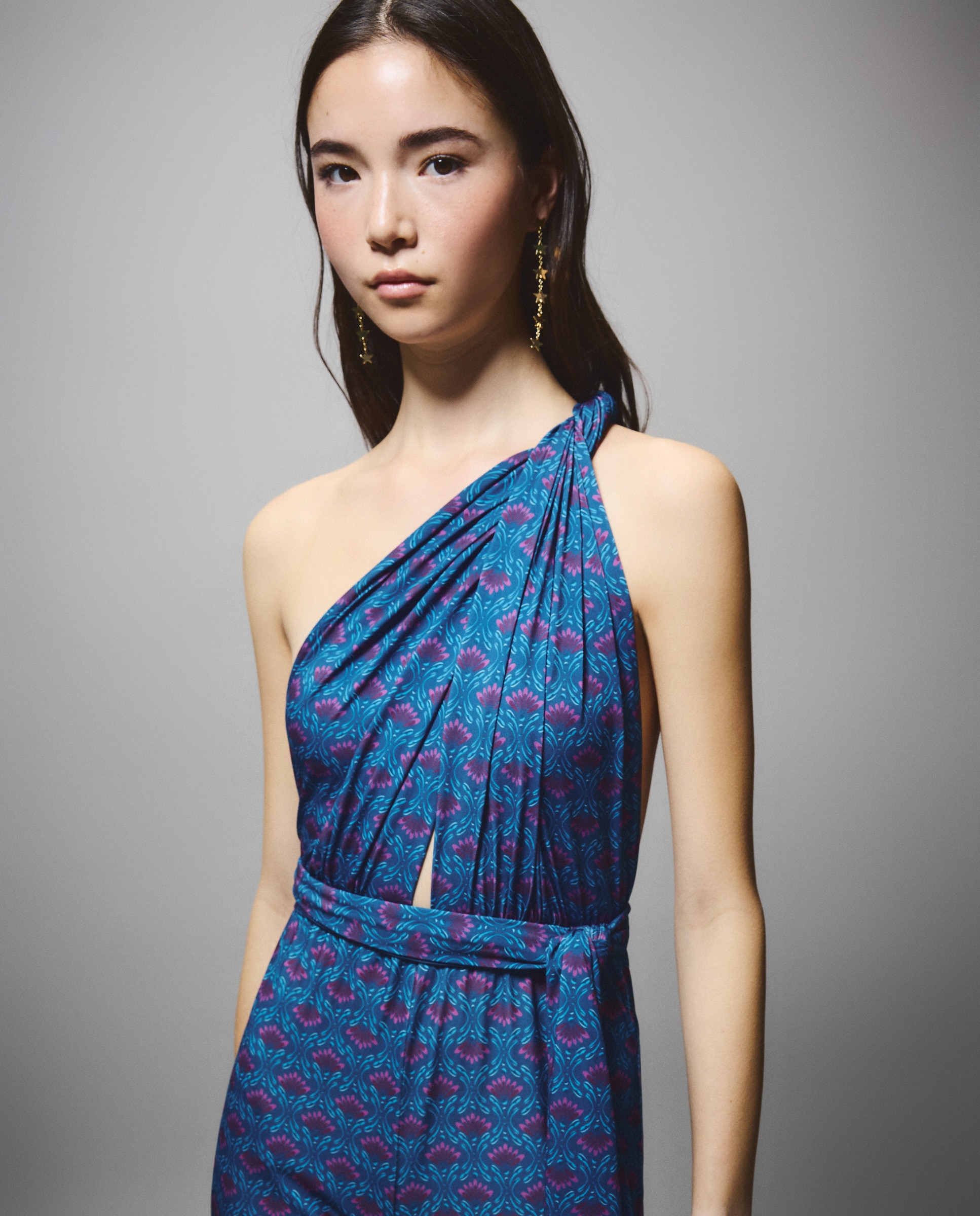 Macacão com Estampado Multiposições Verde Pato-2