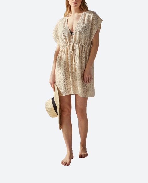 Imagen 0 de Kaftan crochet, manga corta