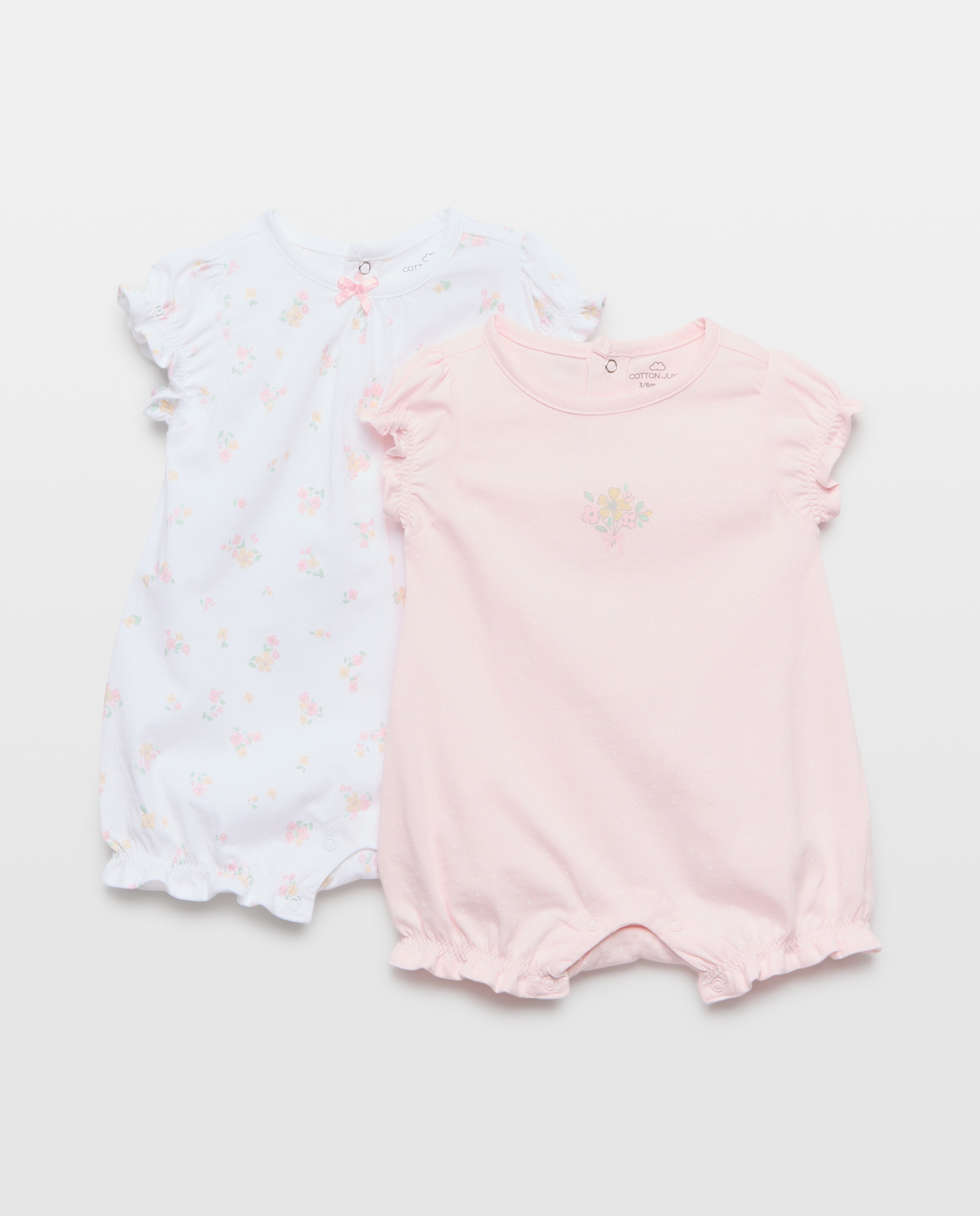 Imagem 0 de Pack de 2 Pijamas de Bebé com Estampado Floral