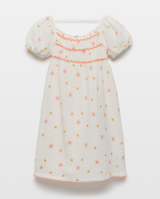 Imagem 0 de T-shirt de Manga Curta com Bordado Floral