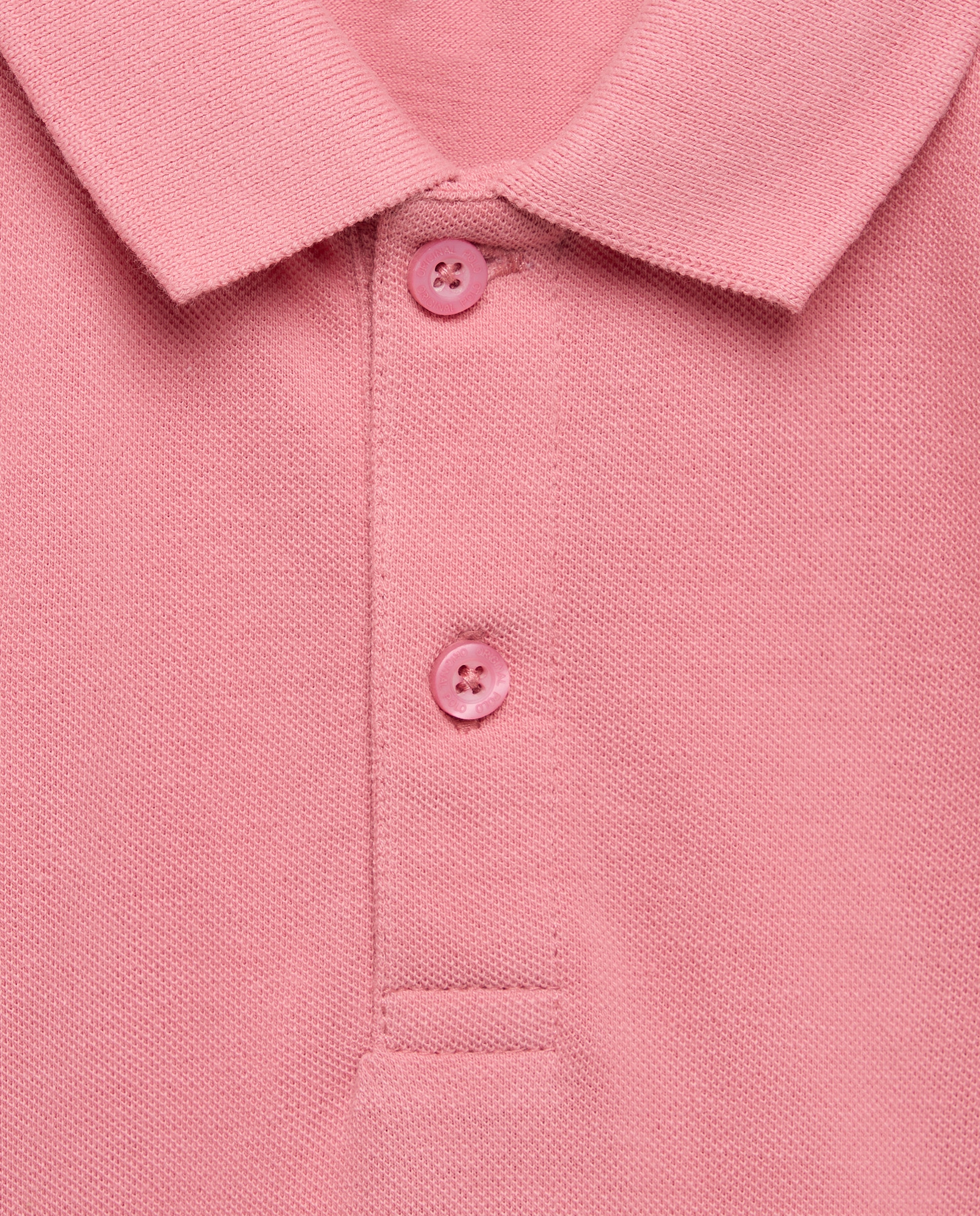 Polo de niño piqué manga corta 630 Coral-3