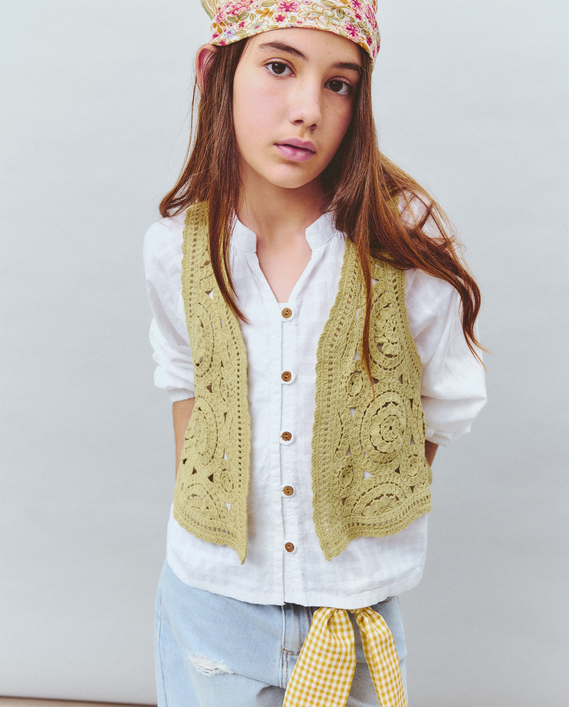 Imagem 0 de Colete Aberto de Crochet