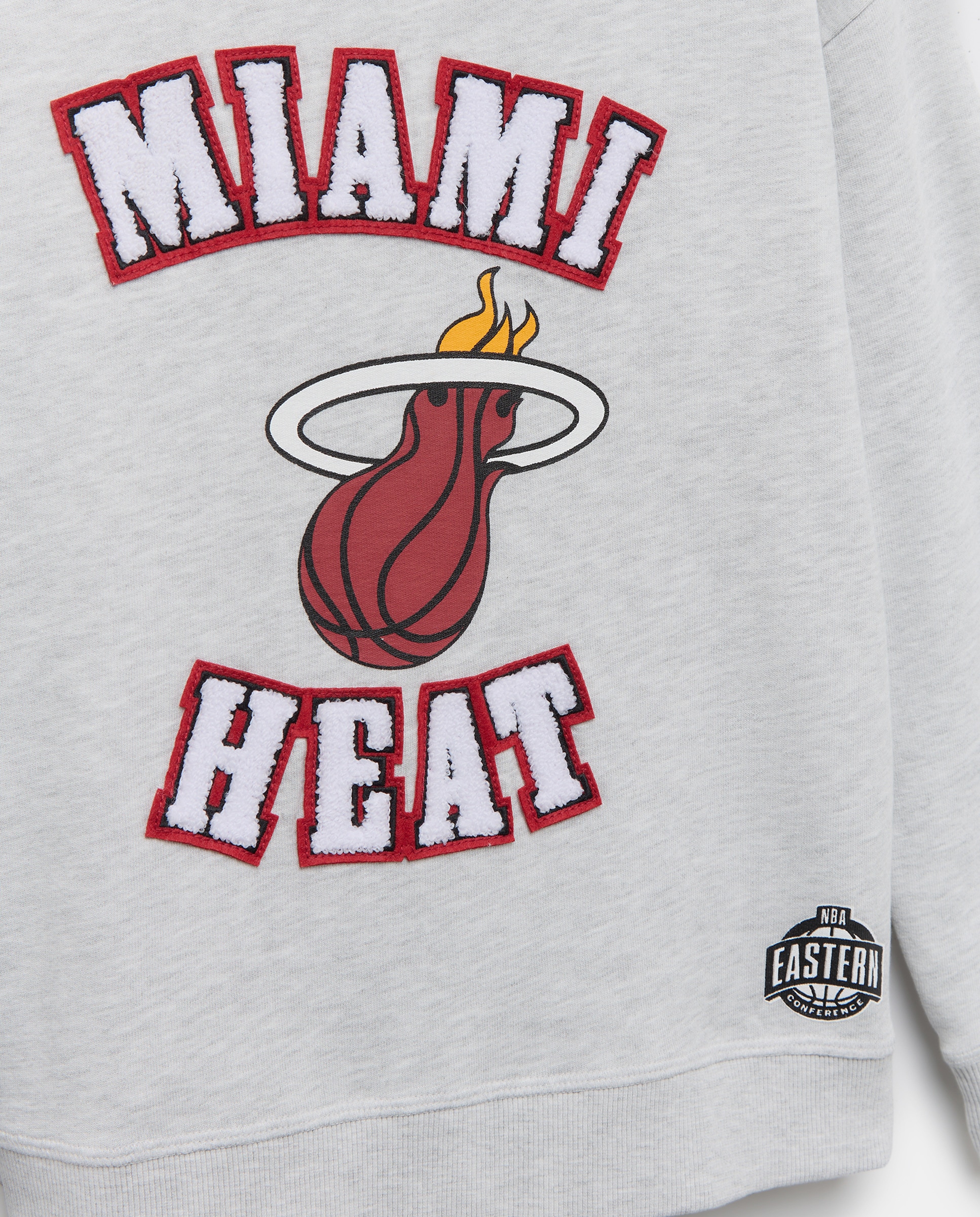 Sweatshirt Fechada com Estampado NBA Kids El Corte Inglés Cinzento-5