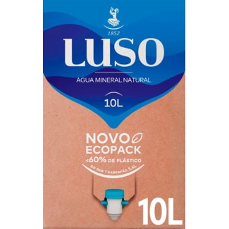 Água Mineral Natural EcoPack embalagem 10 L - Luso