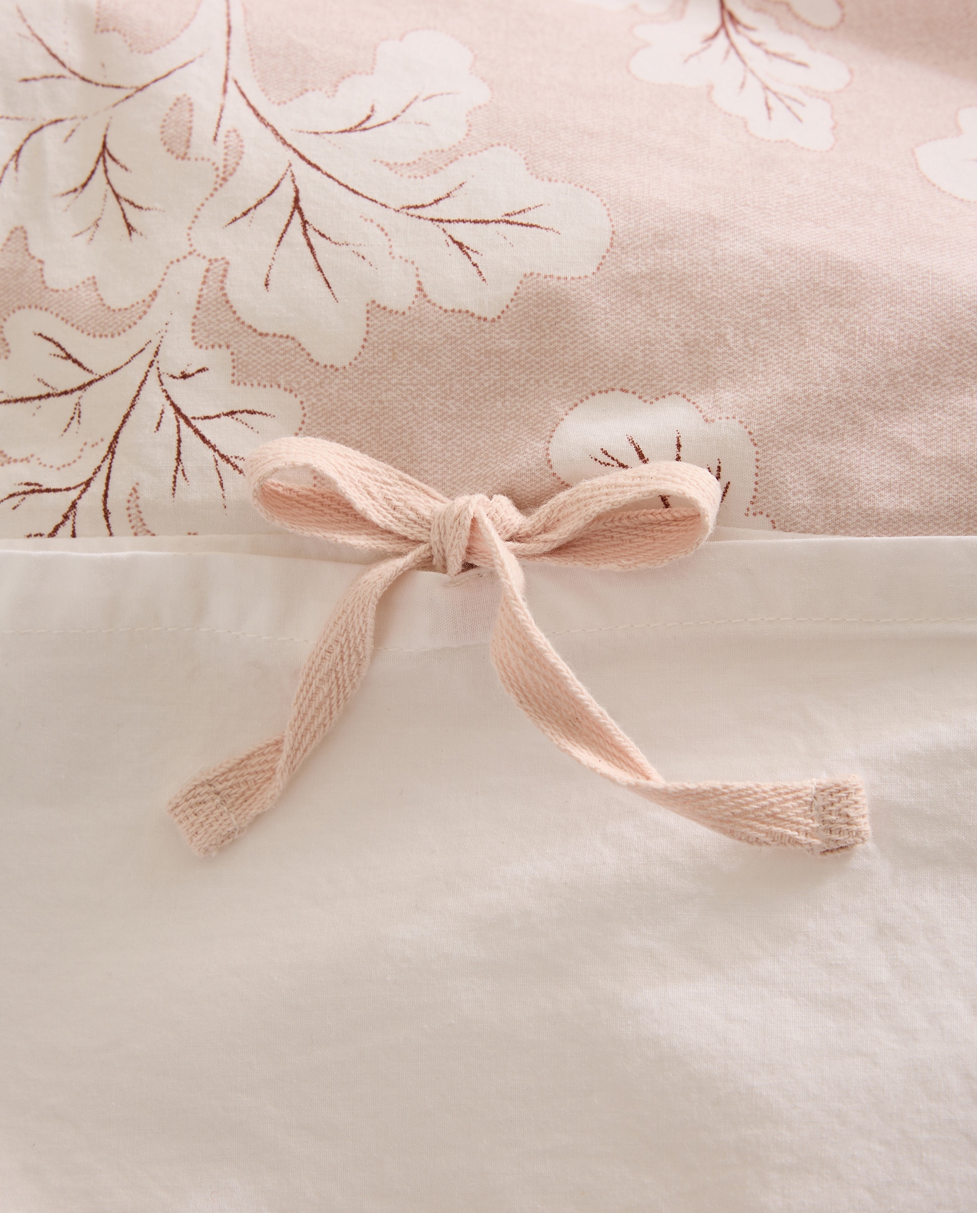 Conjunto de Capa de Edredão de Algodão Laurus Rosa-5