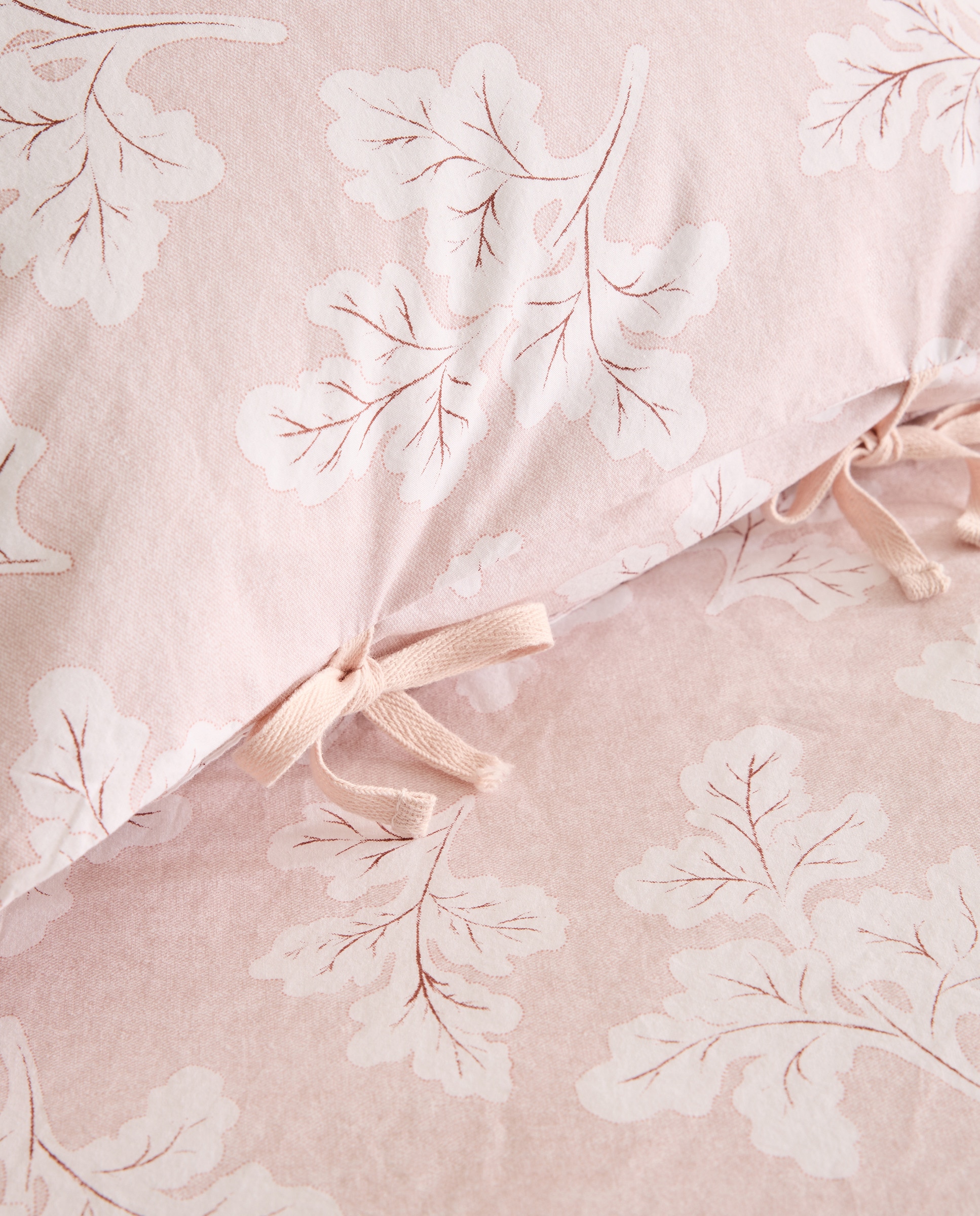 Conjunto de Capa de Edredão de Algodão Laurus Rosa-4