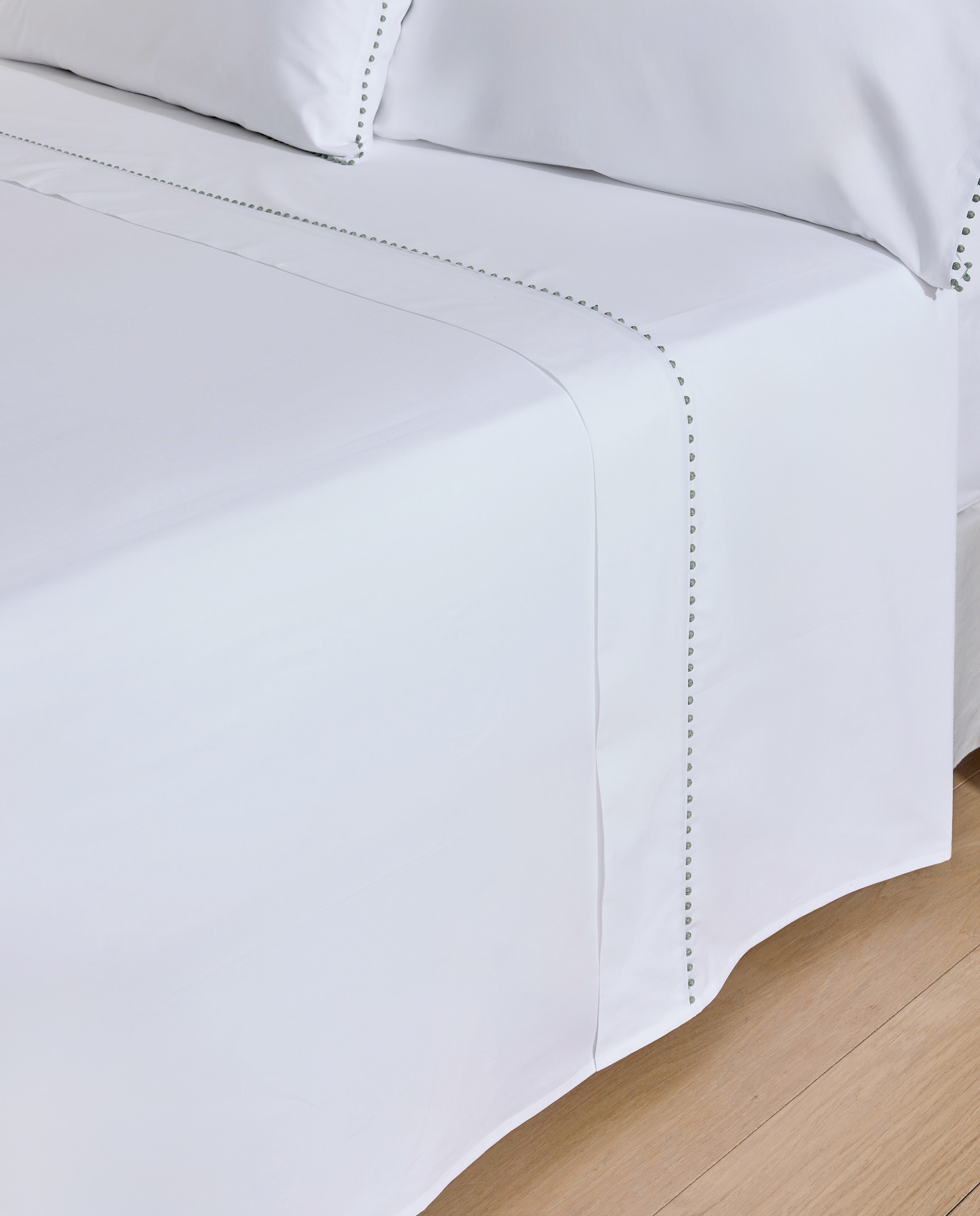 Conjunto de Lençóis de Algodão Denise Verde-2