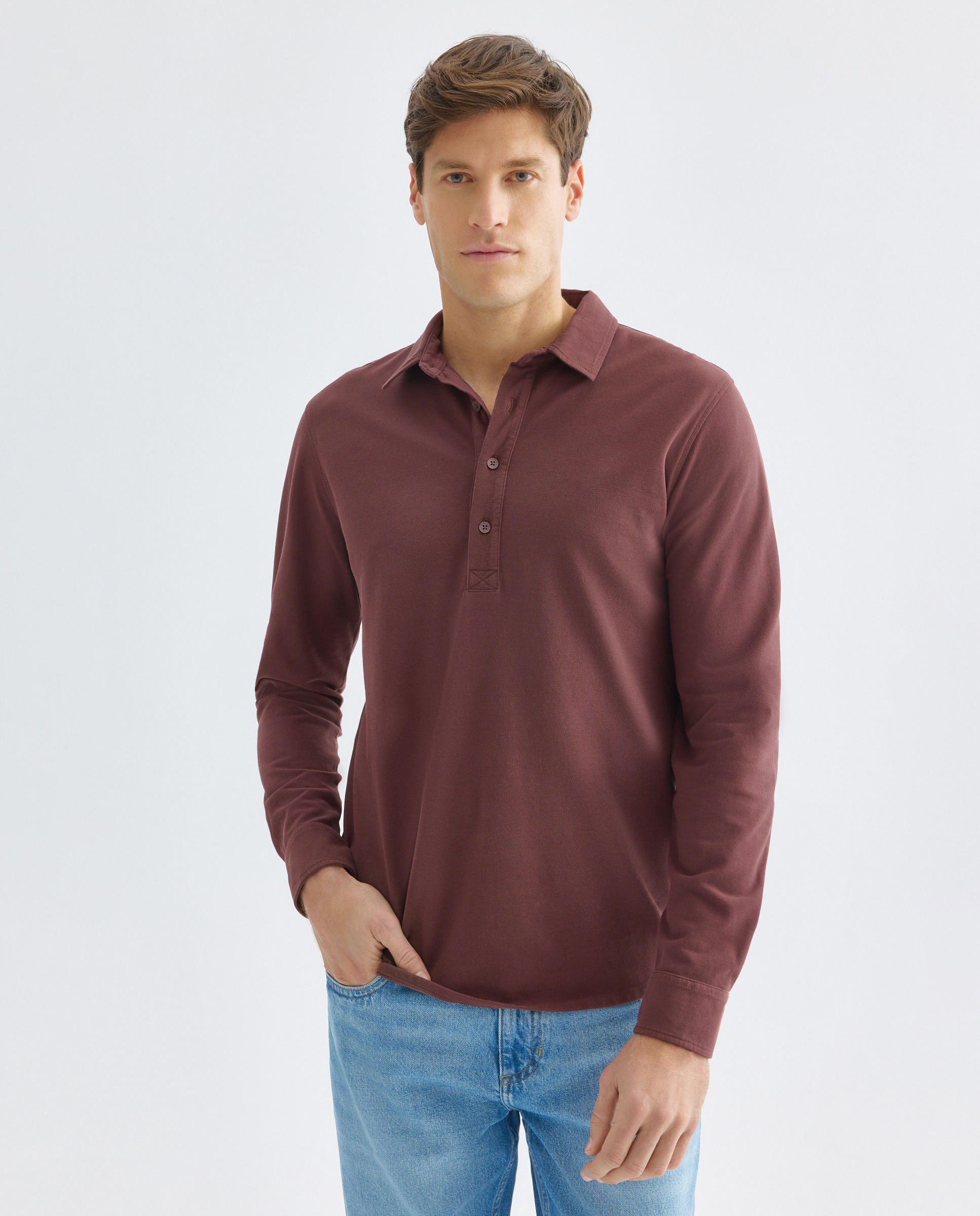 Imagen 0 de Polo de hombre pique polera liso