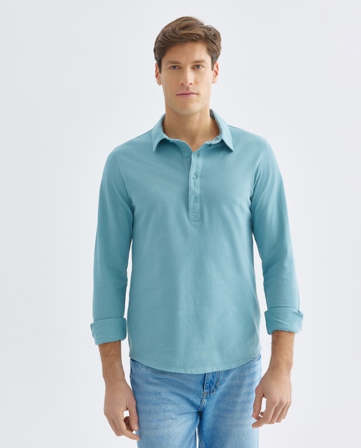 Imagen 0 de Polo de hombre pique polera liso