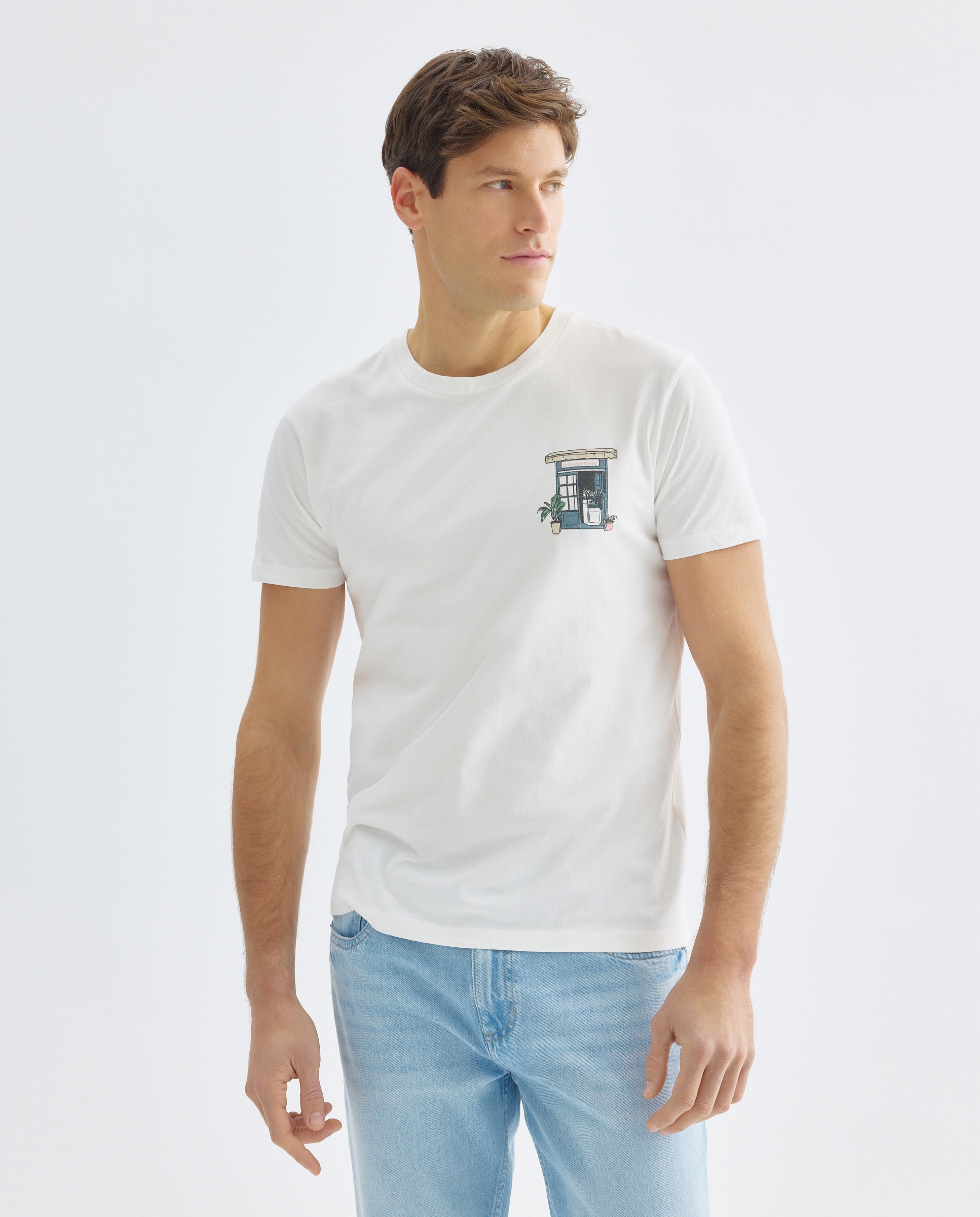 Imagen 0 de Camiseta de hombre manga corta Le Fleuriste Parfait