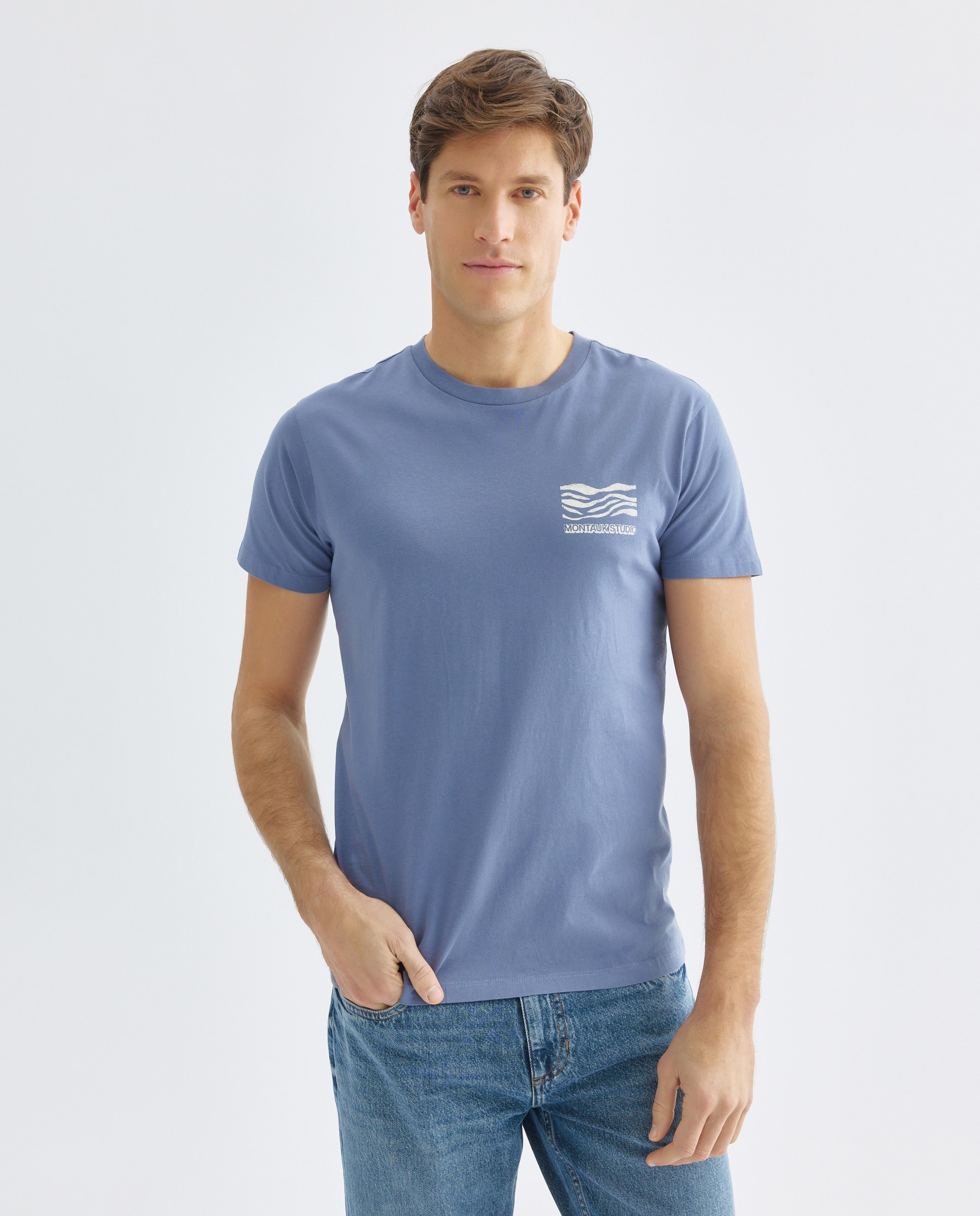 Imagen 0 de Camiseta de hombre manga corta sunday standard