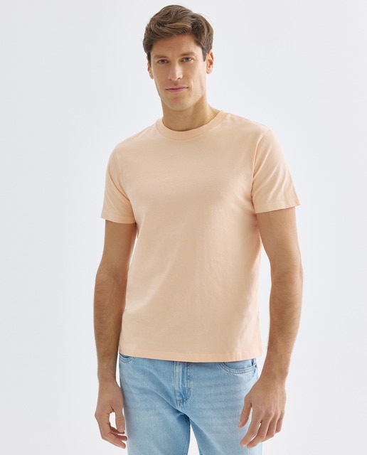 Imagen 0 de Camiseta de hombre manga corta cuello caja lisa