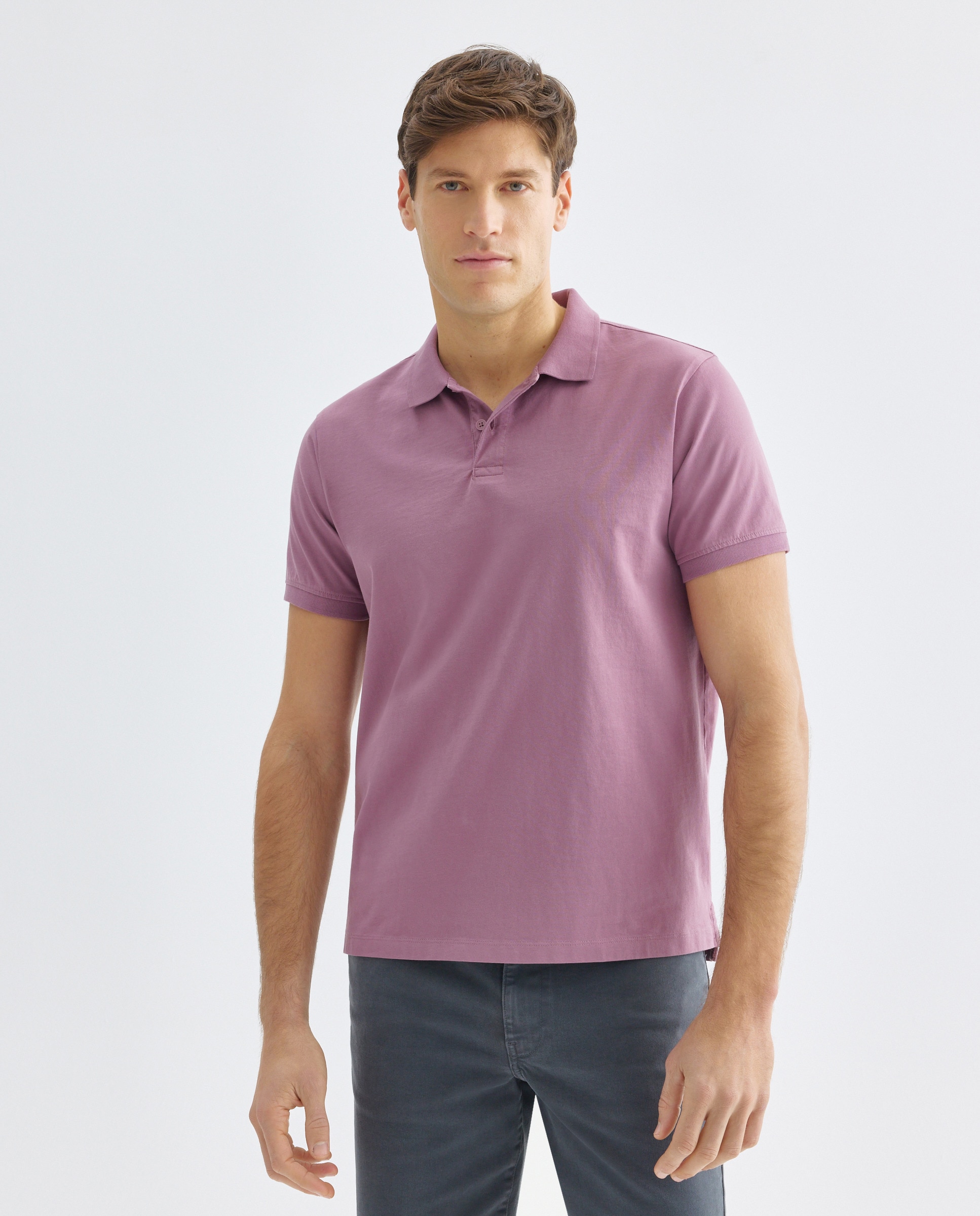 Imagen 0 de Polo manga corta jersey lavado