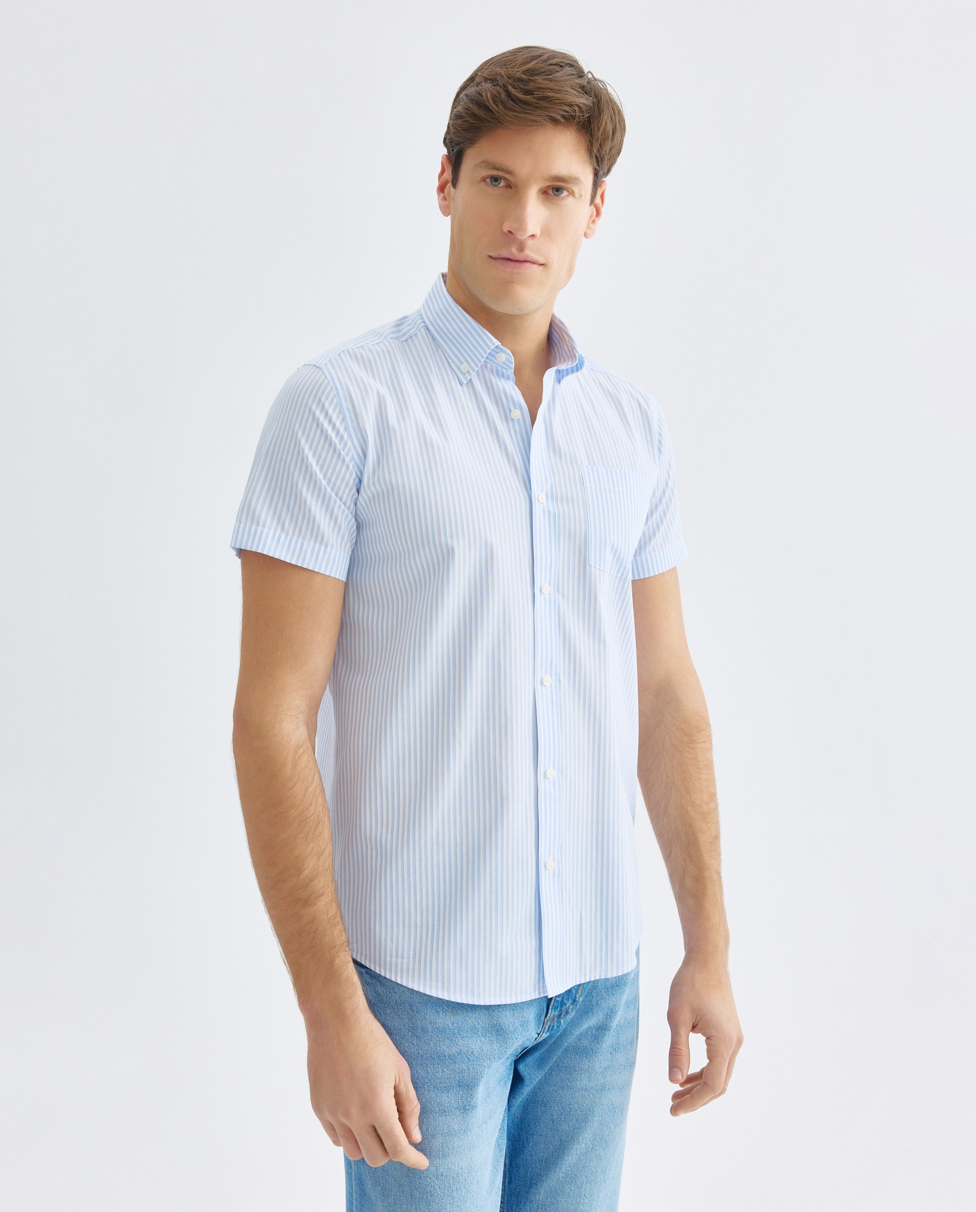 Imagen 0 de Camisa sport manga corta hombre fácil plancha