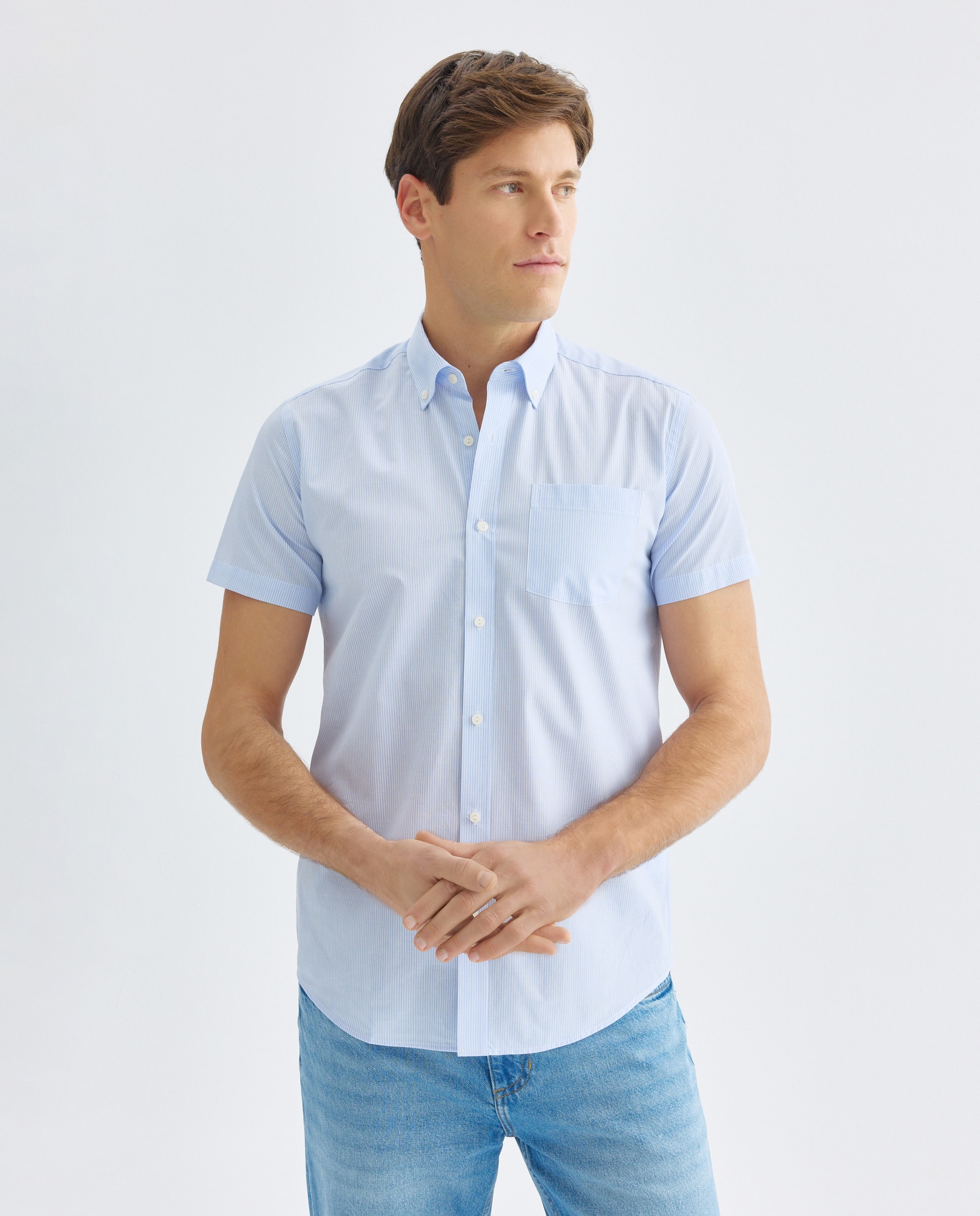 Imagen 0 de Camisa sport manga corta hombre fácil plancha