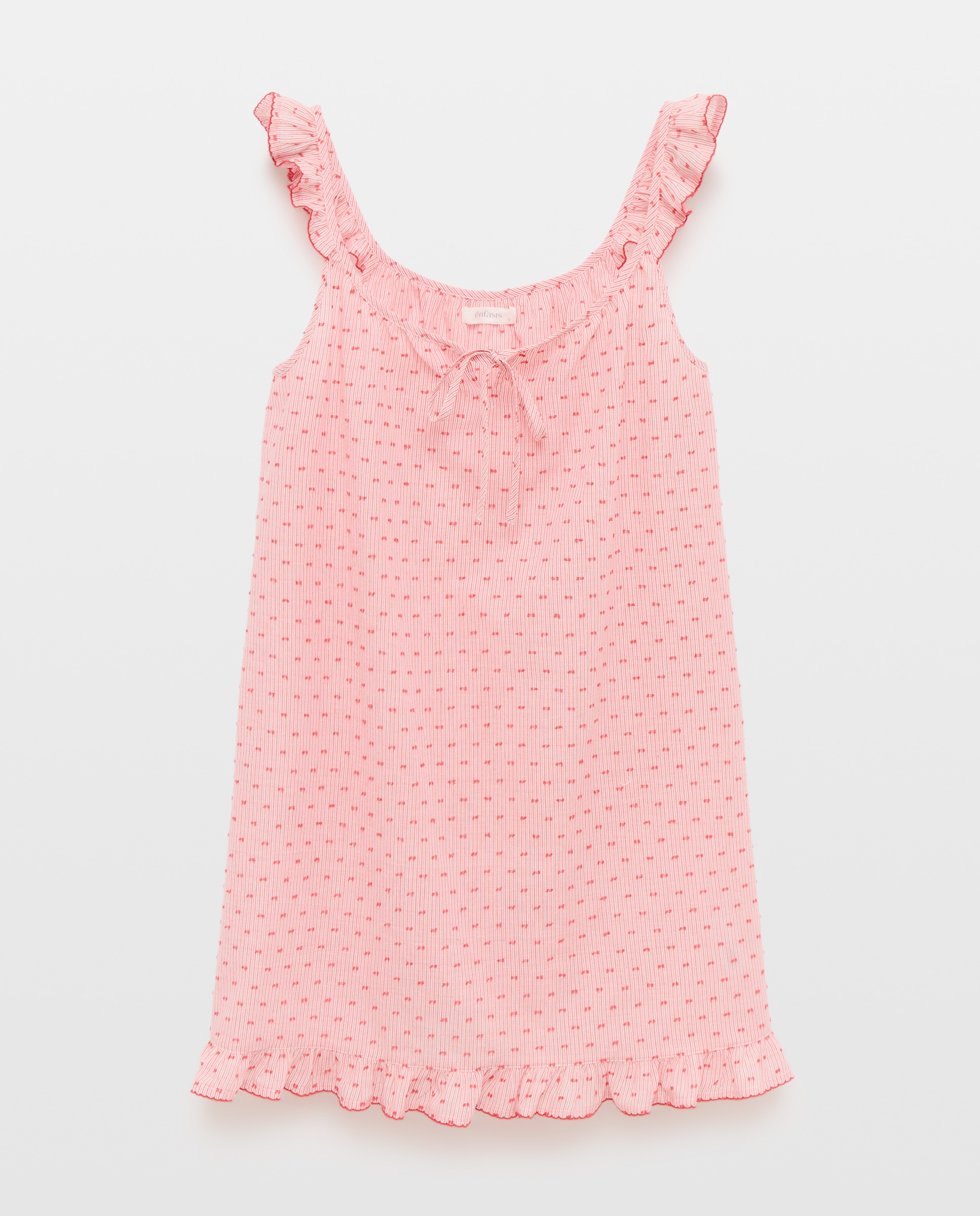 Camisa de Dormir de Alças 200 Rosa-4