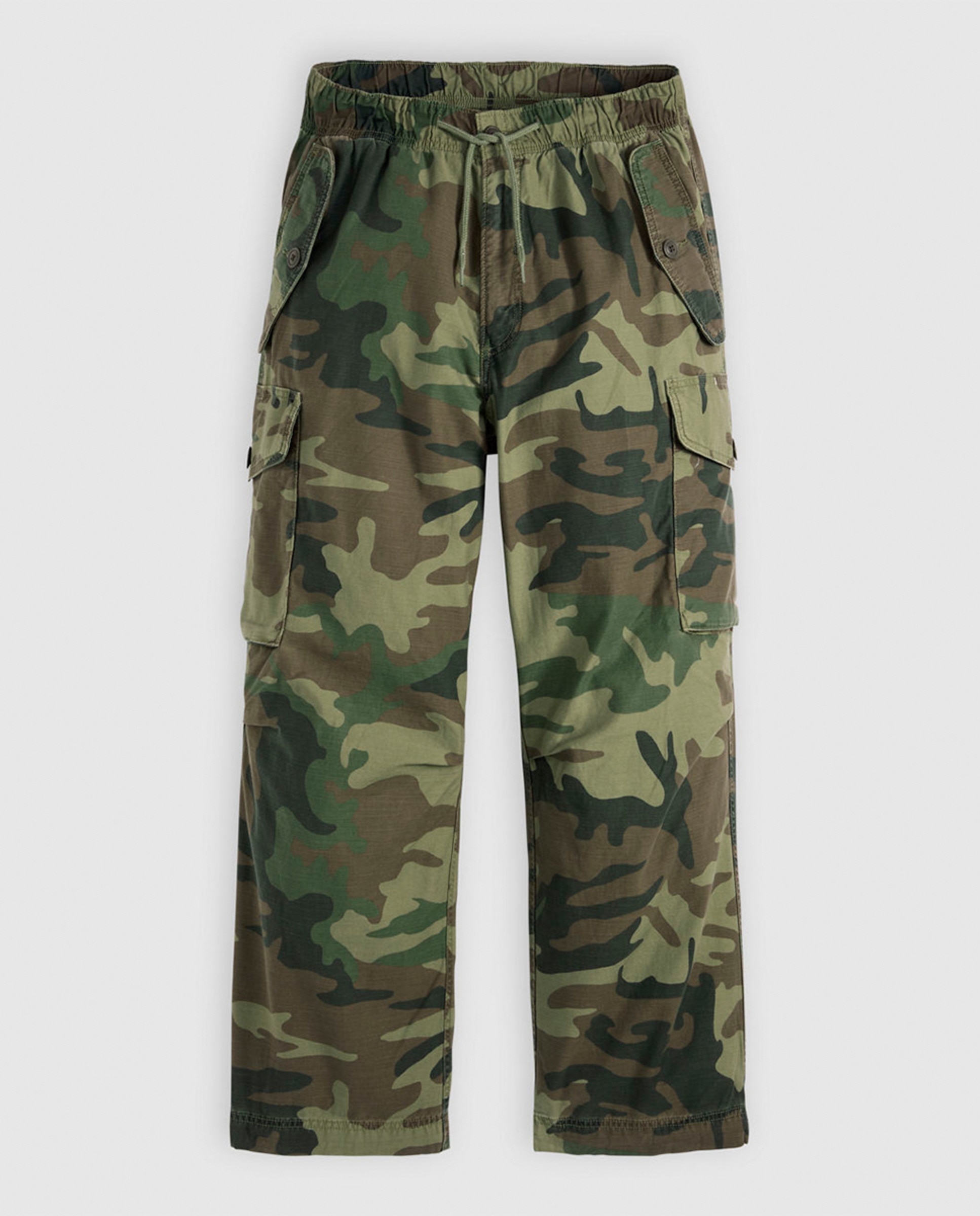 Calças Baggy Field Cargo™ Verde-militar-5