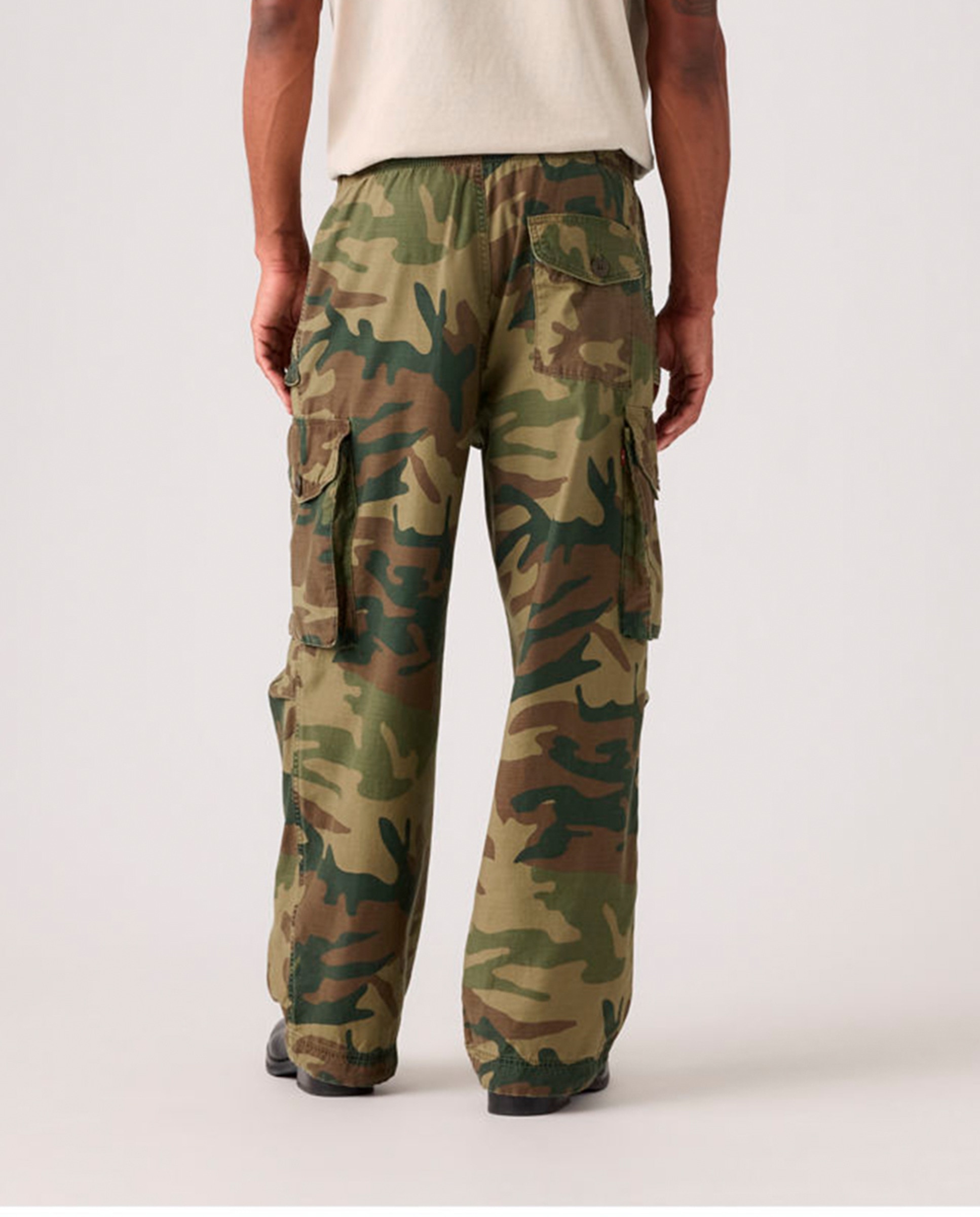 Calças Baggy Field Cargo™ Verde-militar-3