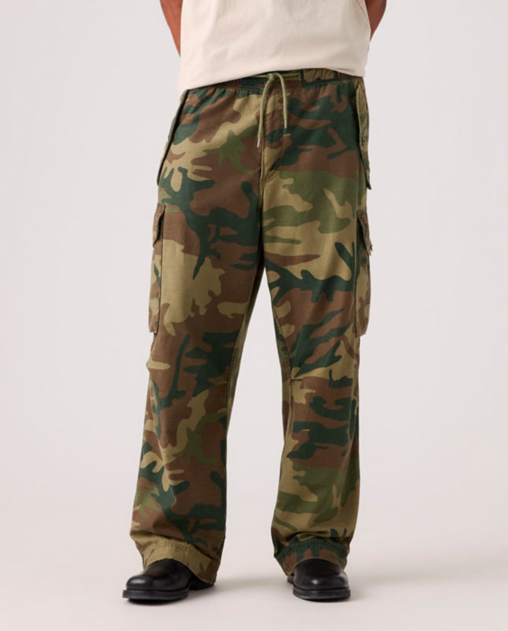 Calças Baggy Field Cargo™ Verde-militar-2