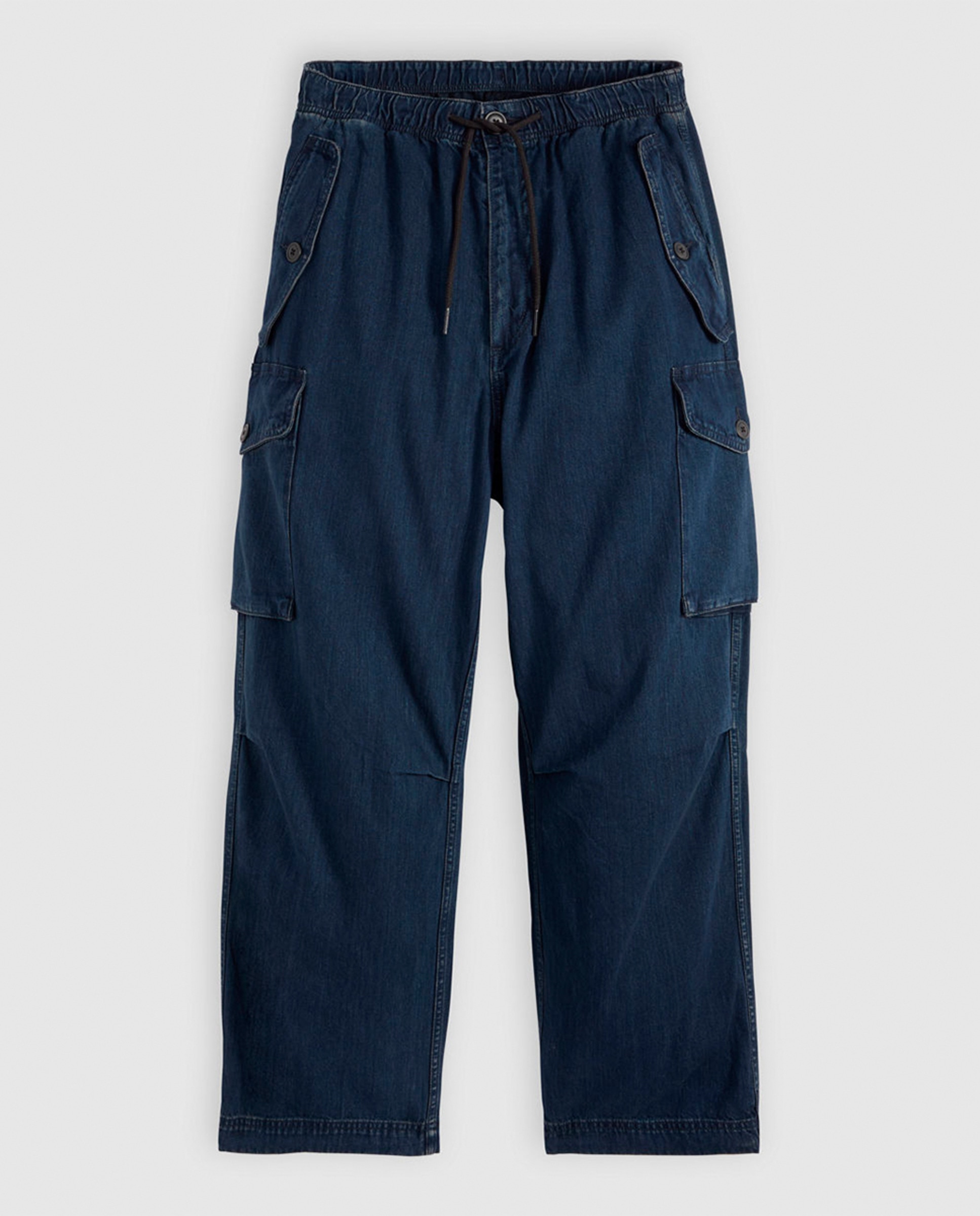 Calças Baggy Field Cargo™ Azul-marinho-5