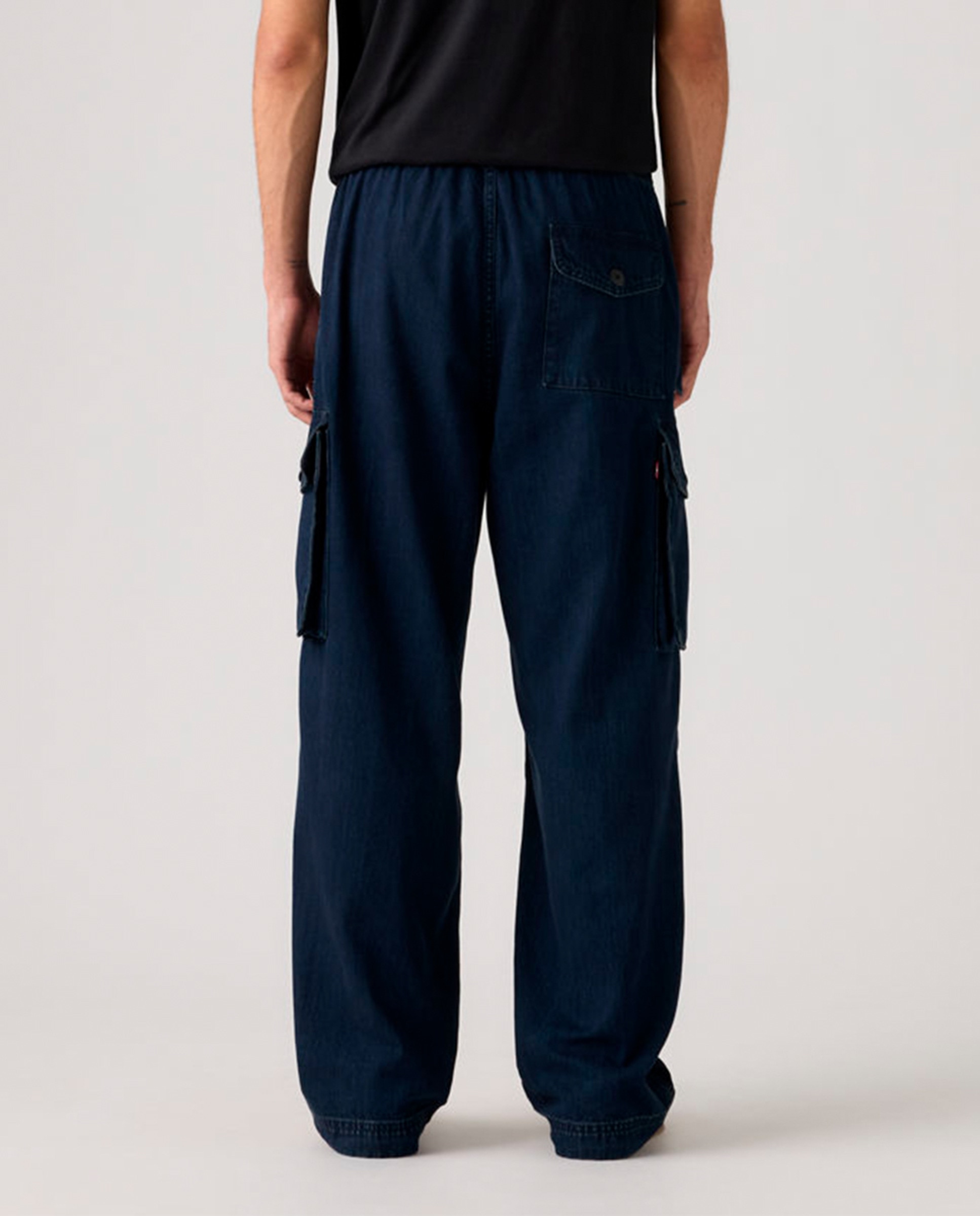 Calças Baggy Field Cargo™ Azul-marinho-3