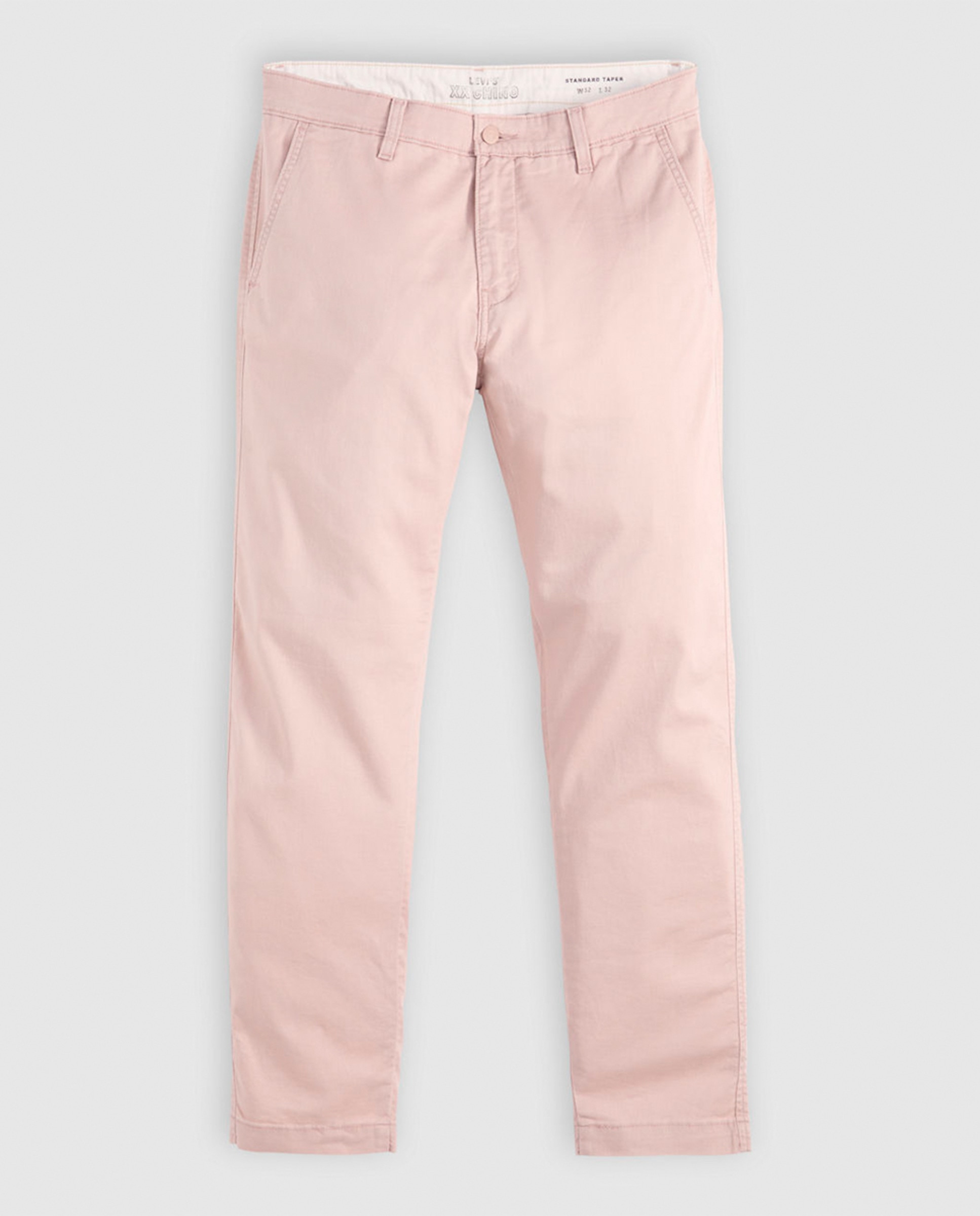 Calças Chino Regular XX Std™ com Toque de Linho Salmão-5