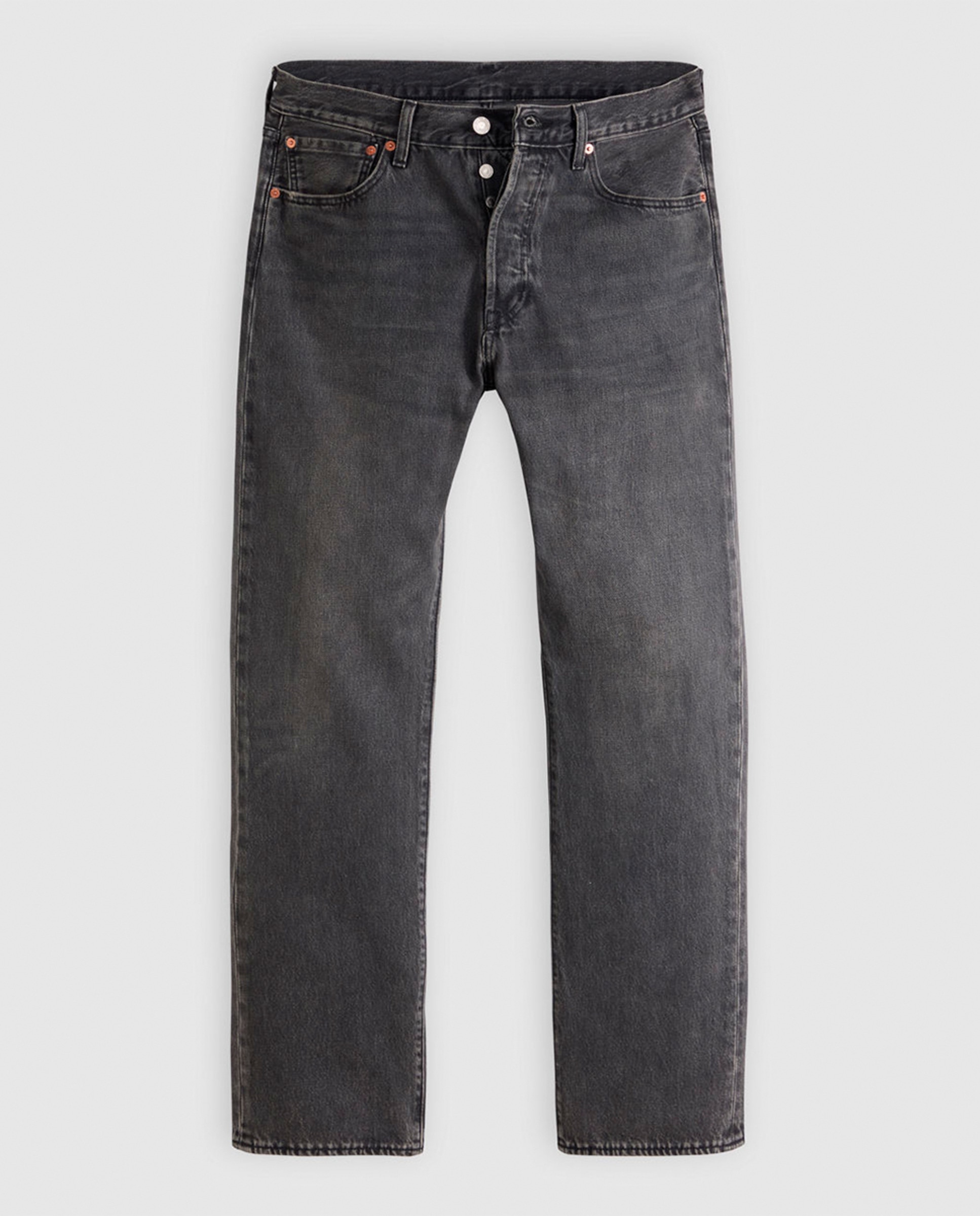 Jeans 501® Original Straight de Algodão Cinzento-escuro-5