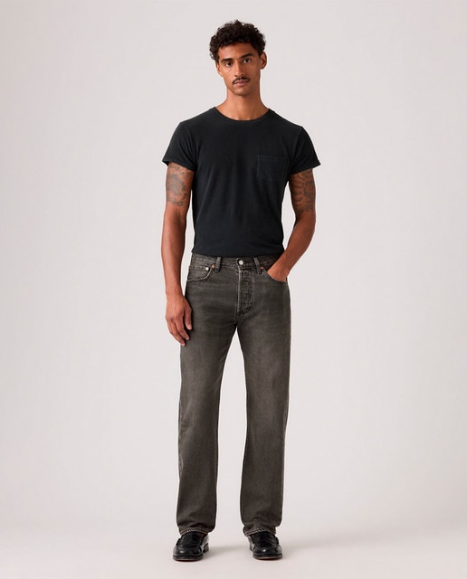 Imagem 0 de Jeans 501® Original Straight de Algodão