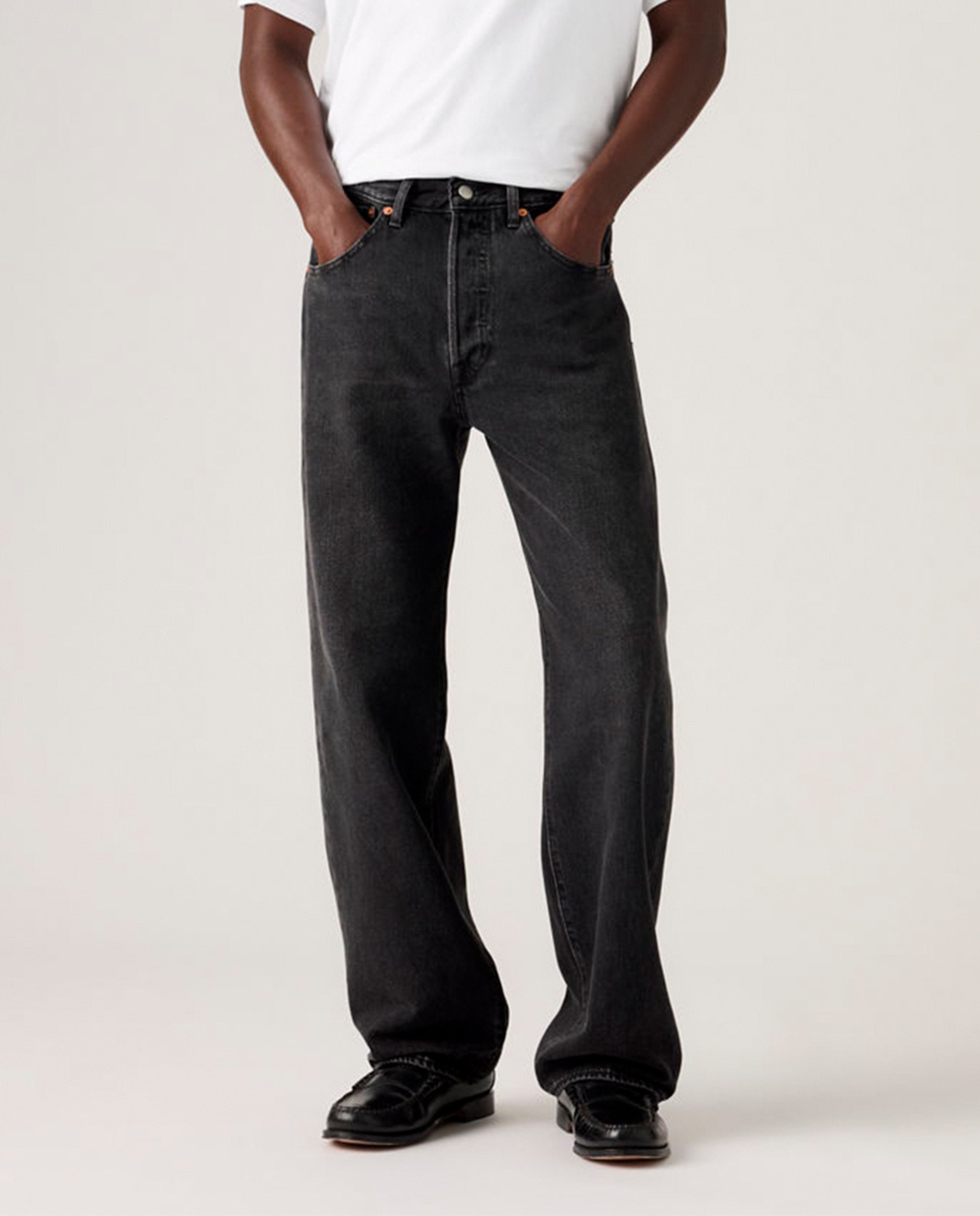 Jeans 501® Loose Cinzento-escuro-2