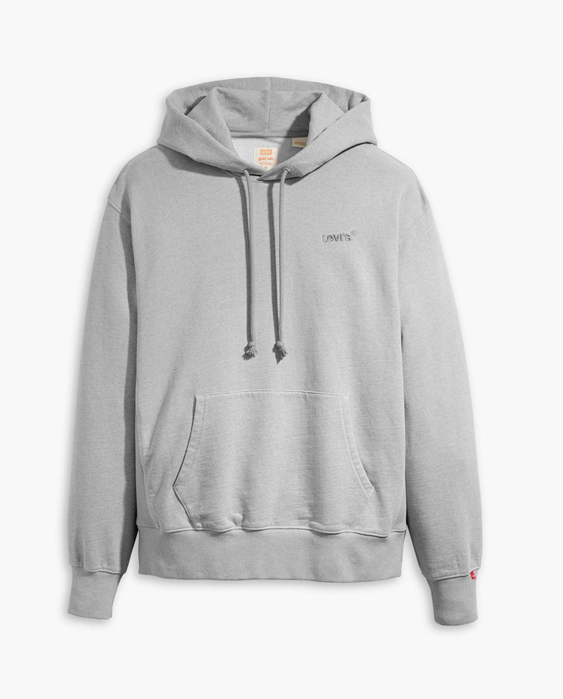 Sweatshirt de homem com capuz Cinzento-claro-3