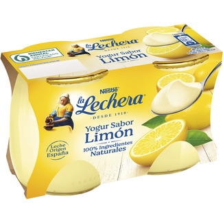 yogur sabor limón pack 2 unidades 125 g - La Lechera