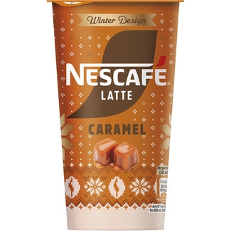 Caramel bebida láctea de café y caramelo sin gluten vaso 205 ml - Nescafe Latte