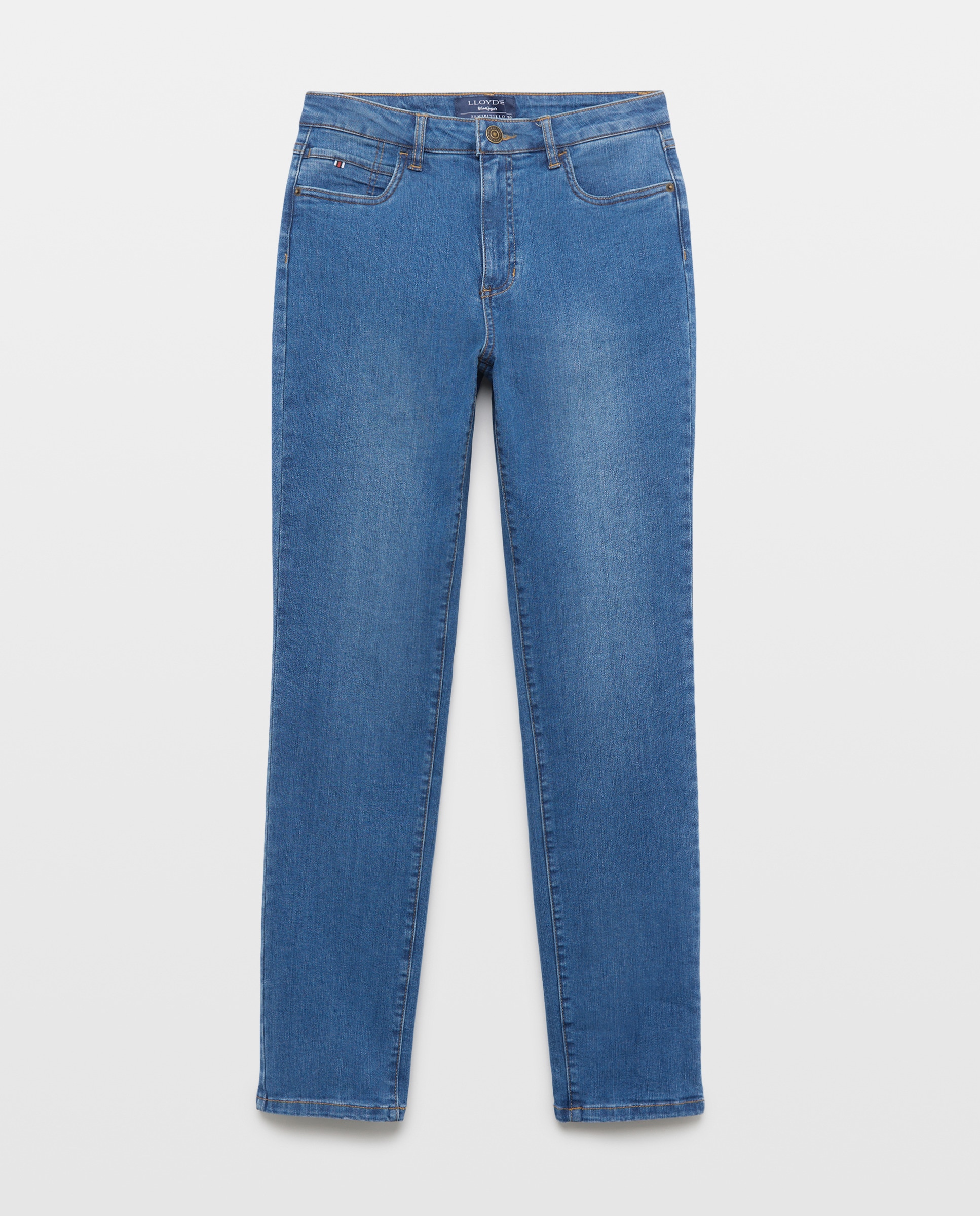 Jeans skinny lisas Cinzento-4