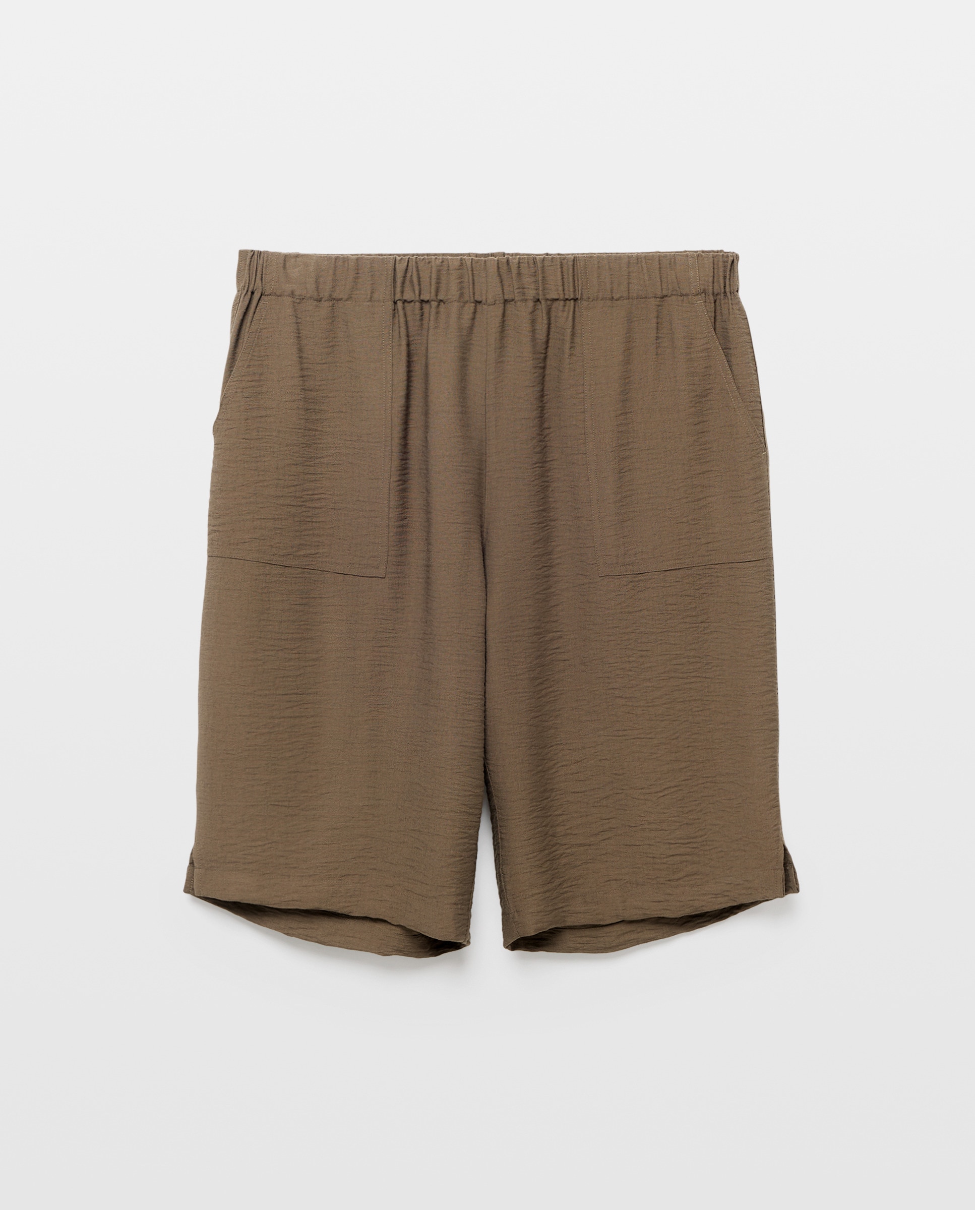 Bermudas com Lavagem 520 Caqui-4