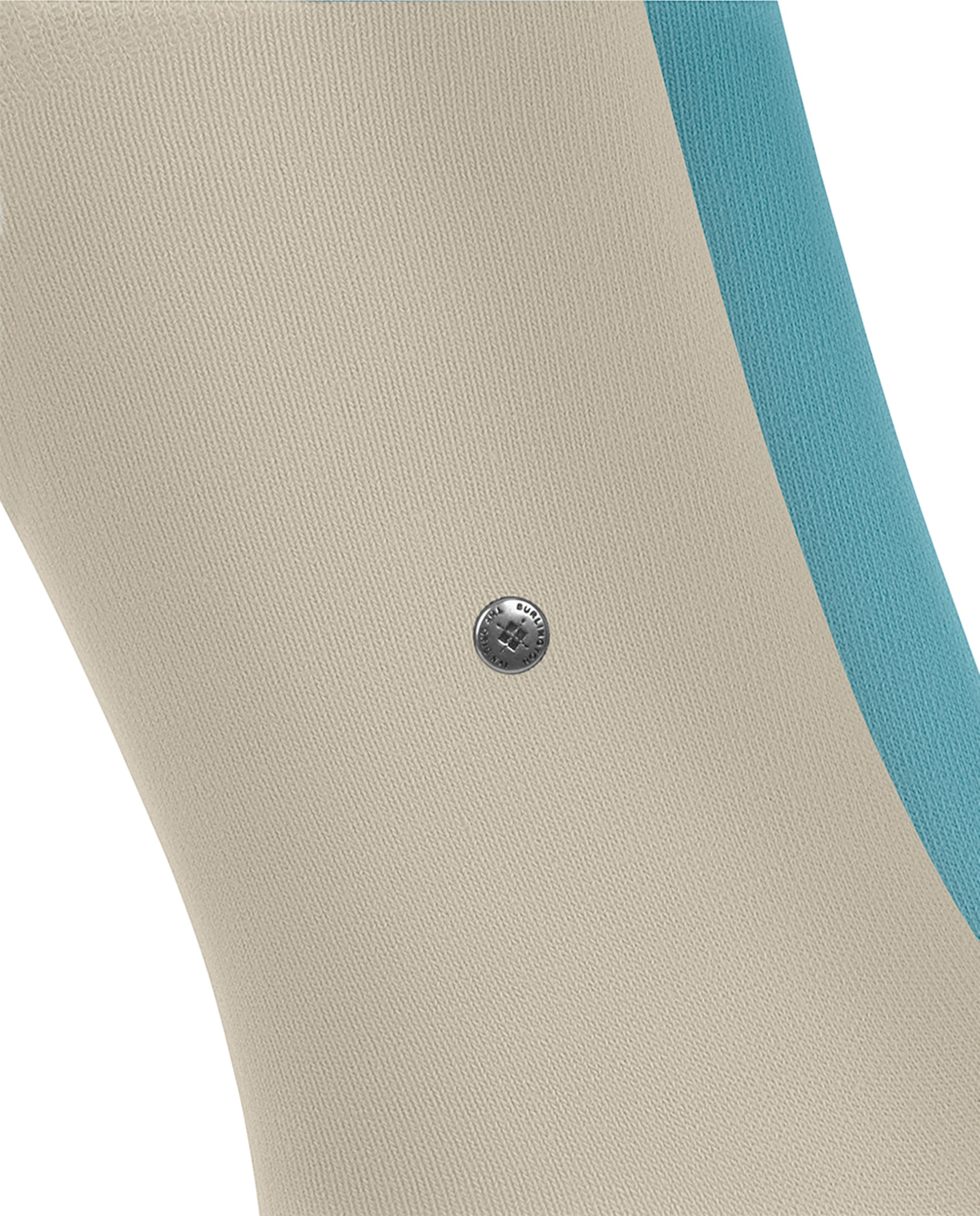 Pack Duplo de Meias Lisas em Algodão Bege-5