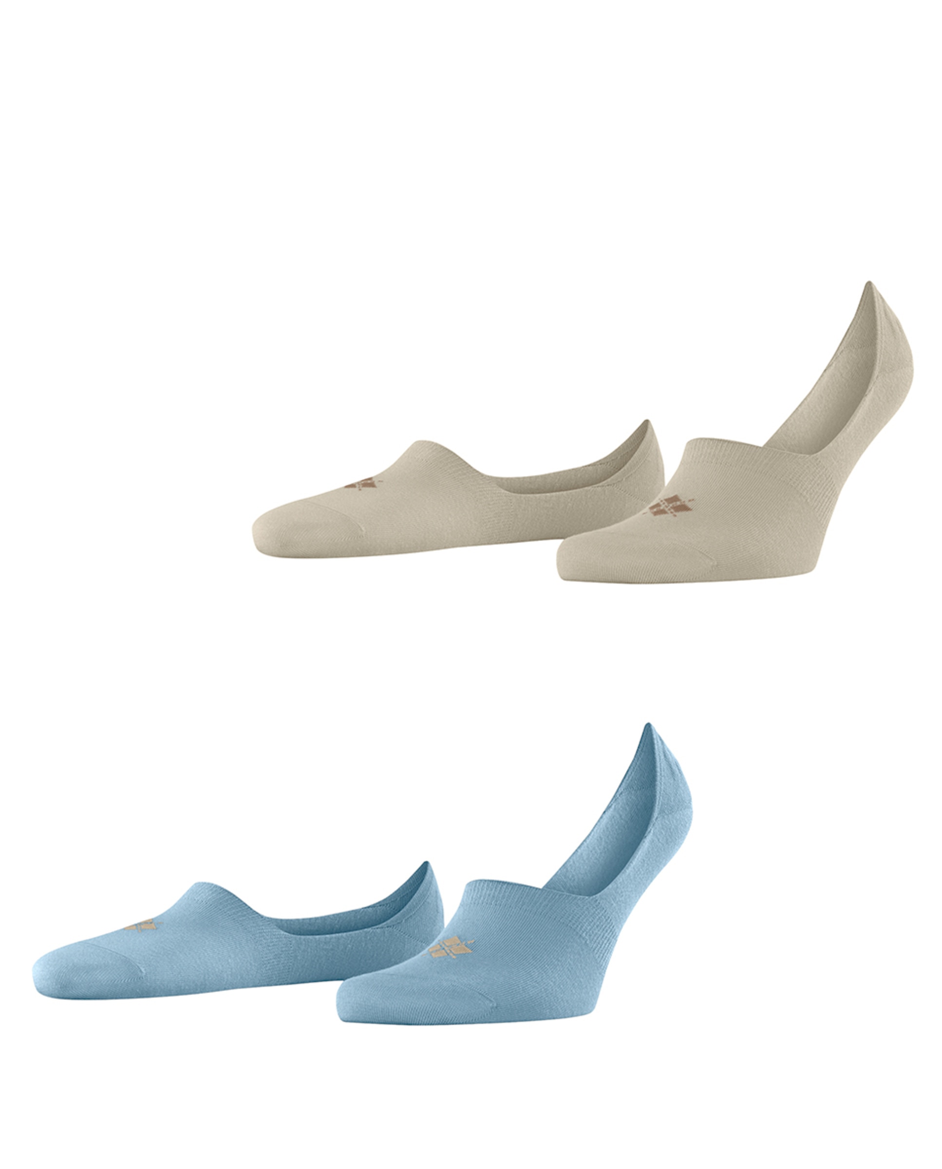 Pack de Dois Pezinhos Invisíveis Lisos Bege-3