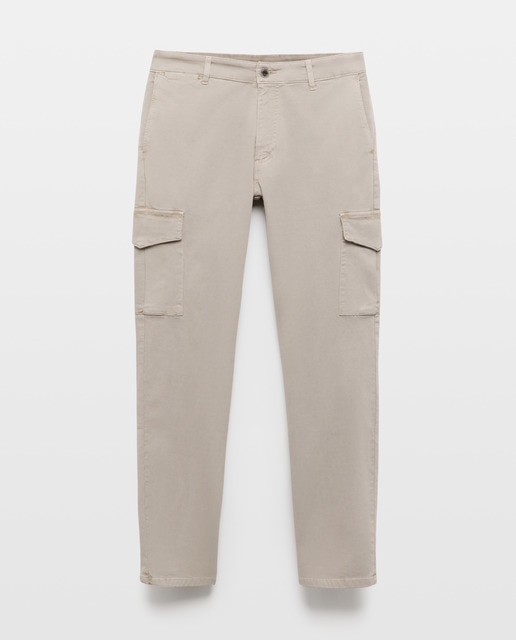 Imagem 0 de Calças Slim Multibolsos de Algodão