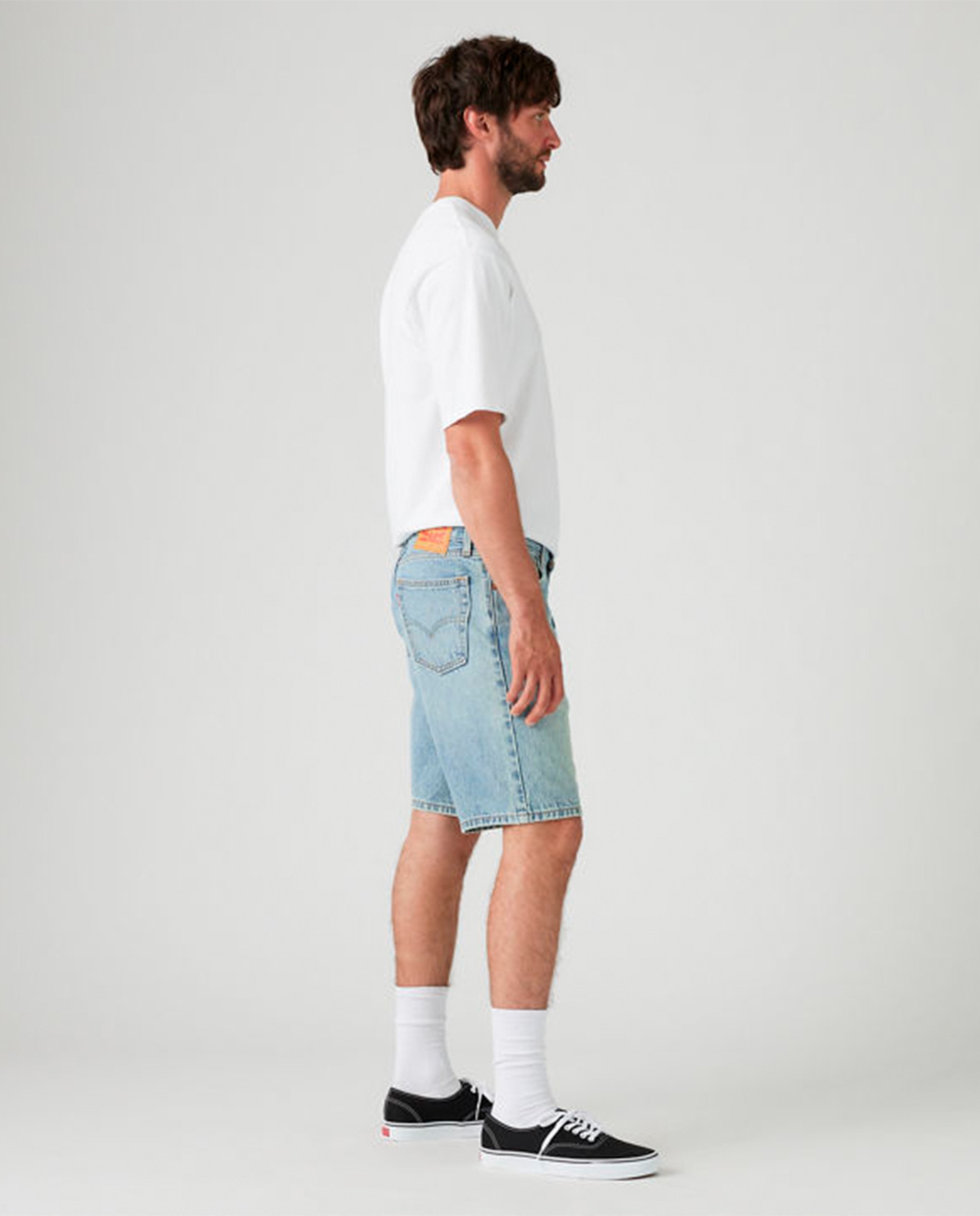 Bermudas de Ganga 454 Relaxed Azul-claro-4