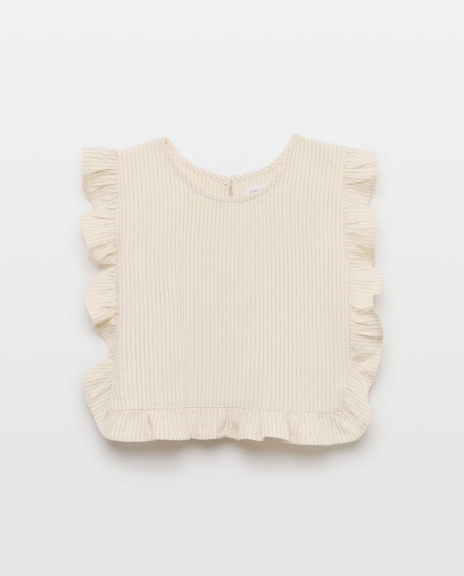 Imagem 0 de Blusa sem Mangas e com Folho