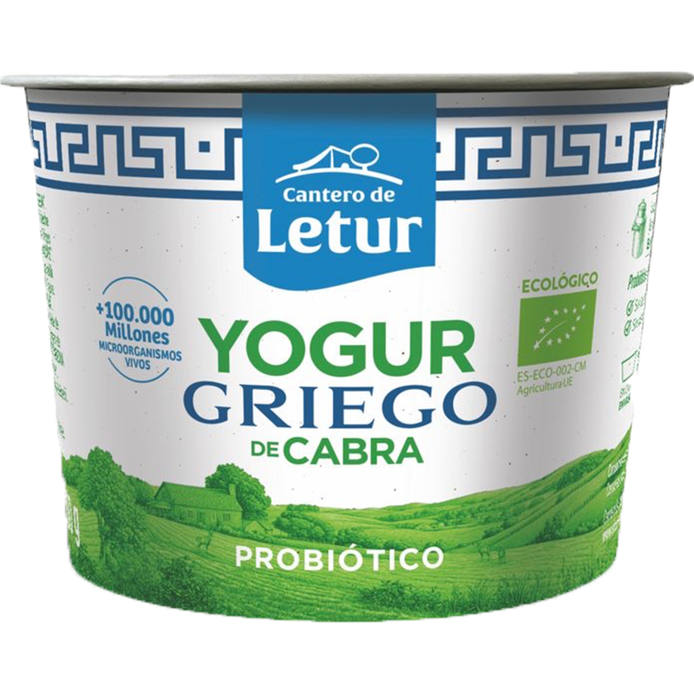 Iogurte Grego Natural de Cabra com Leite Biológico Pack 2 embalagem 125 g