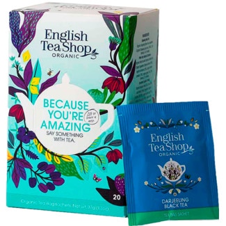 Chá Because You´re Amazing Biológico embalagem 20 unidades - English Tea Shop